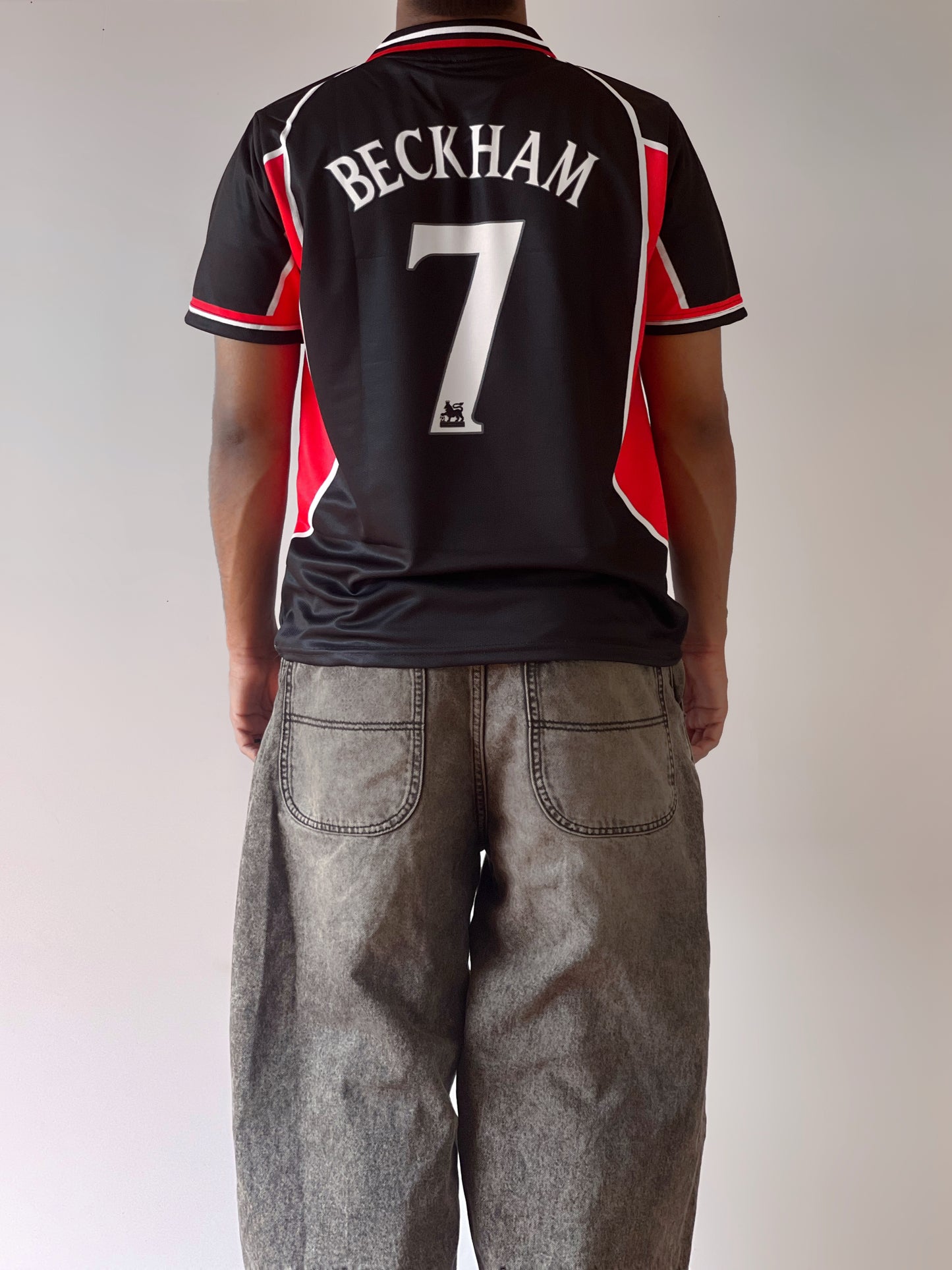Man United 03 Beckham Black Jersey