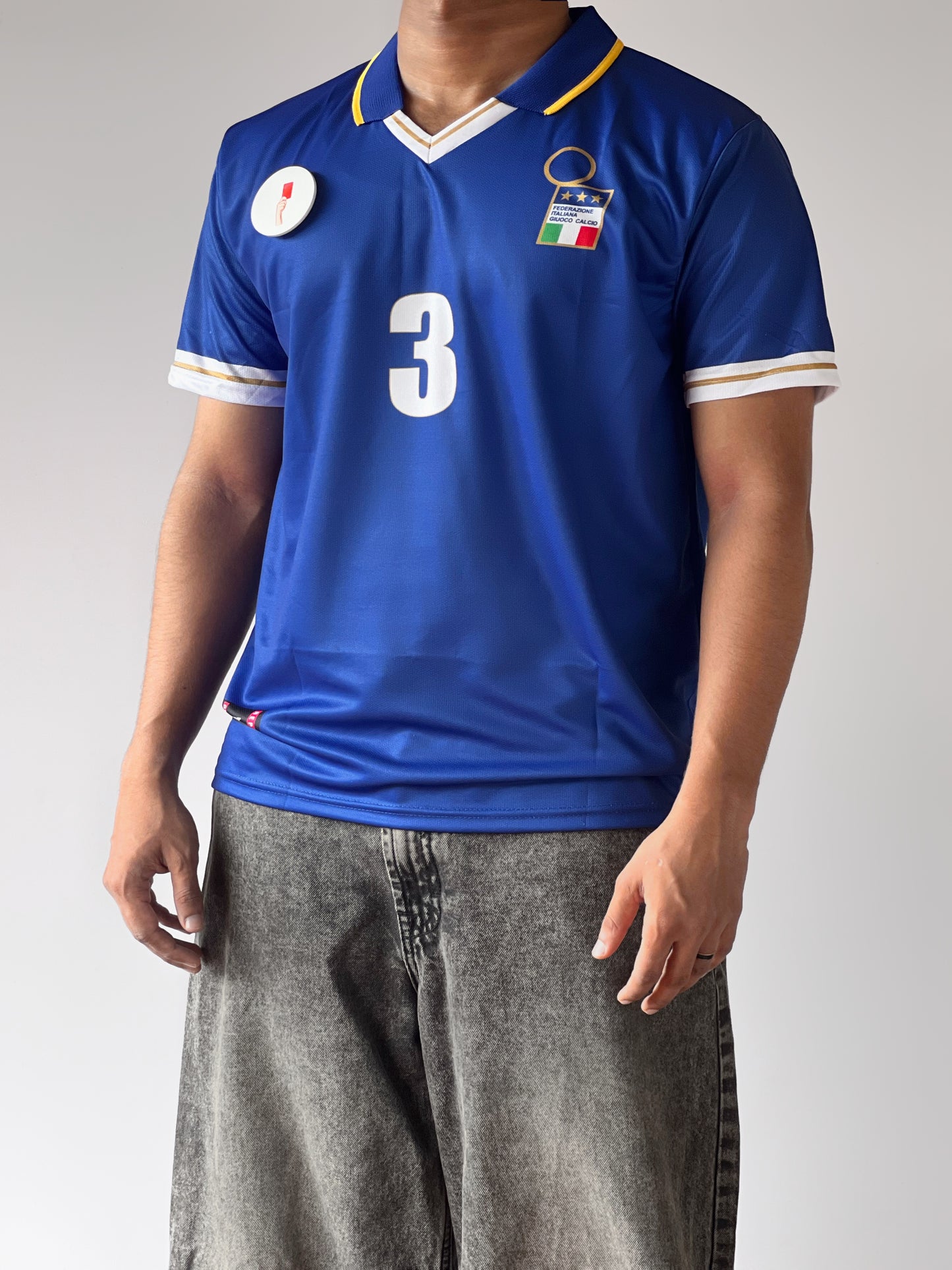 ITALY PAULO MALDINI 2002 HOME JERSEY