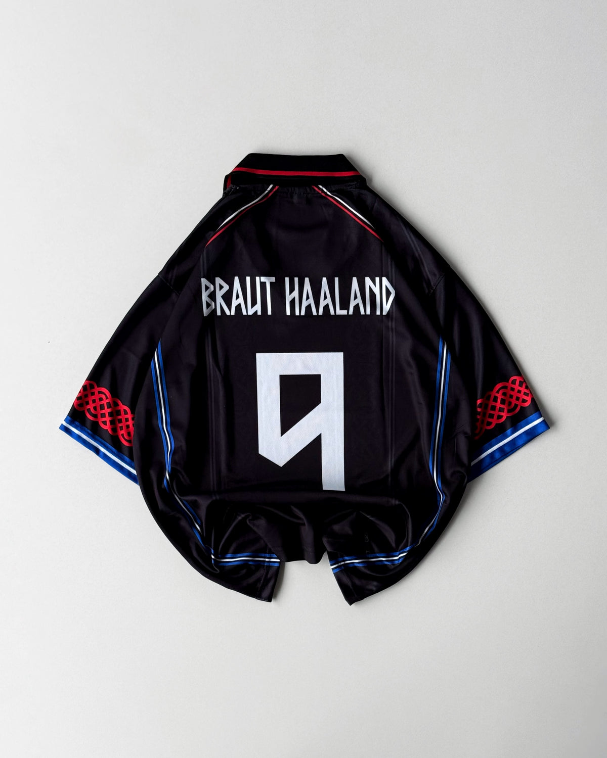 NORWAY HAALAND RETRO AWAY KIT BLACK oversized