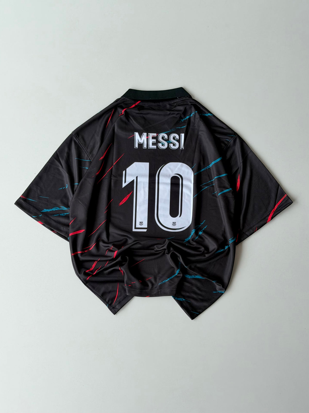 BARCELONA MESSI SPECIAL EDITION BLACK KIT oversized