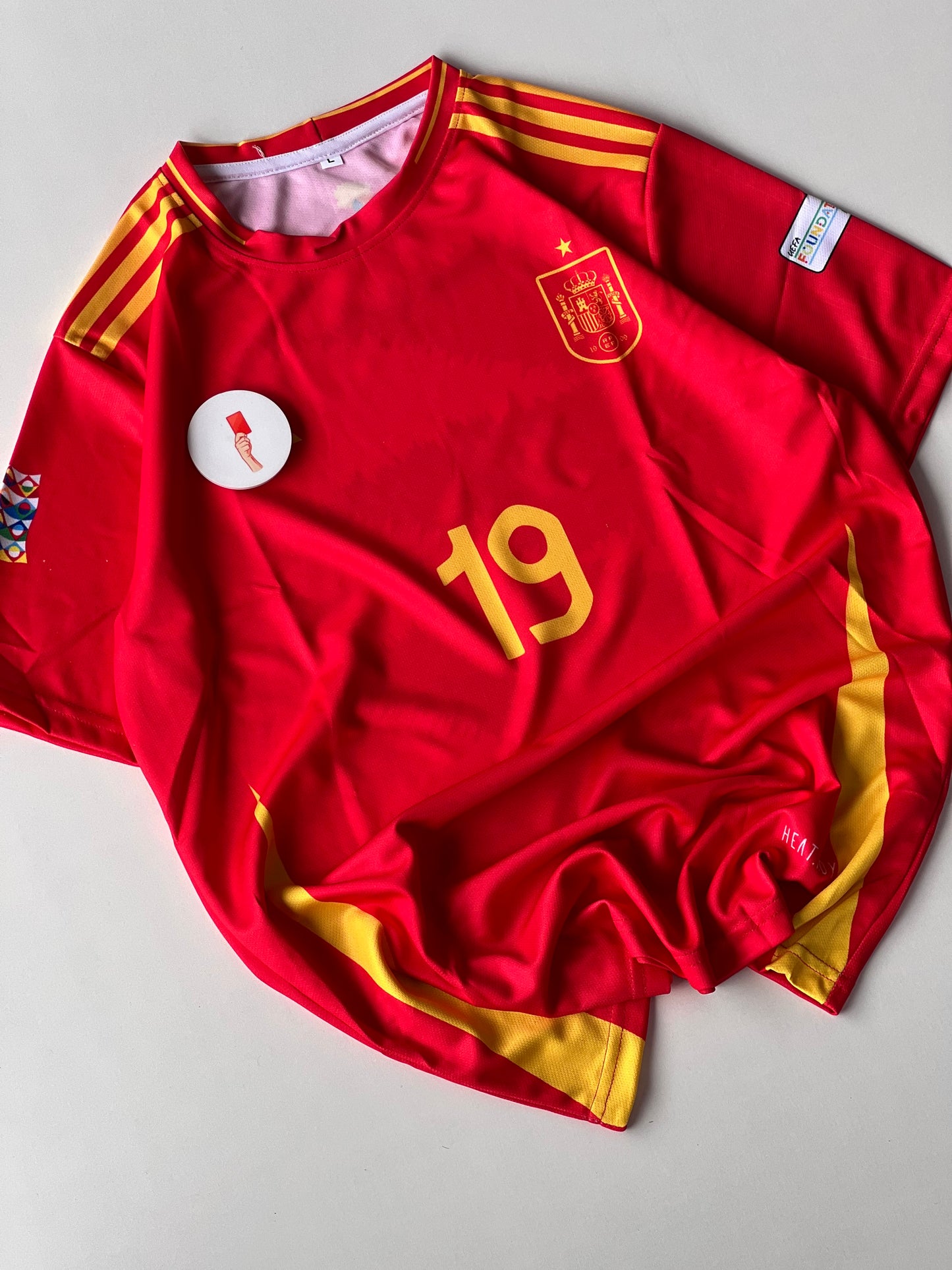 Spain 2024 Home Jersey – Lamine Yamal #19 Edition