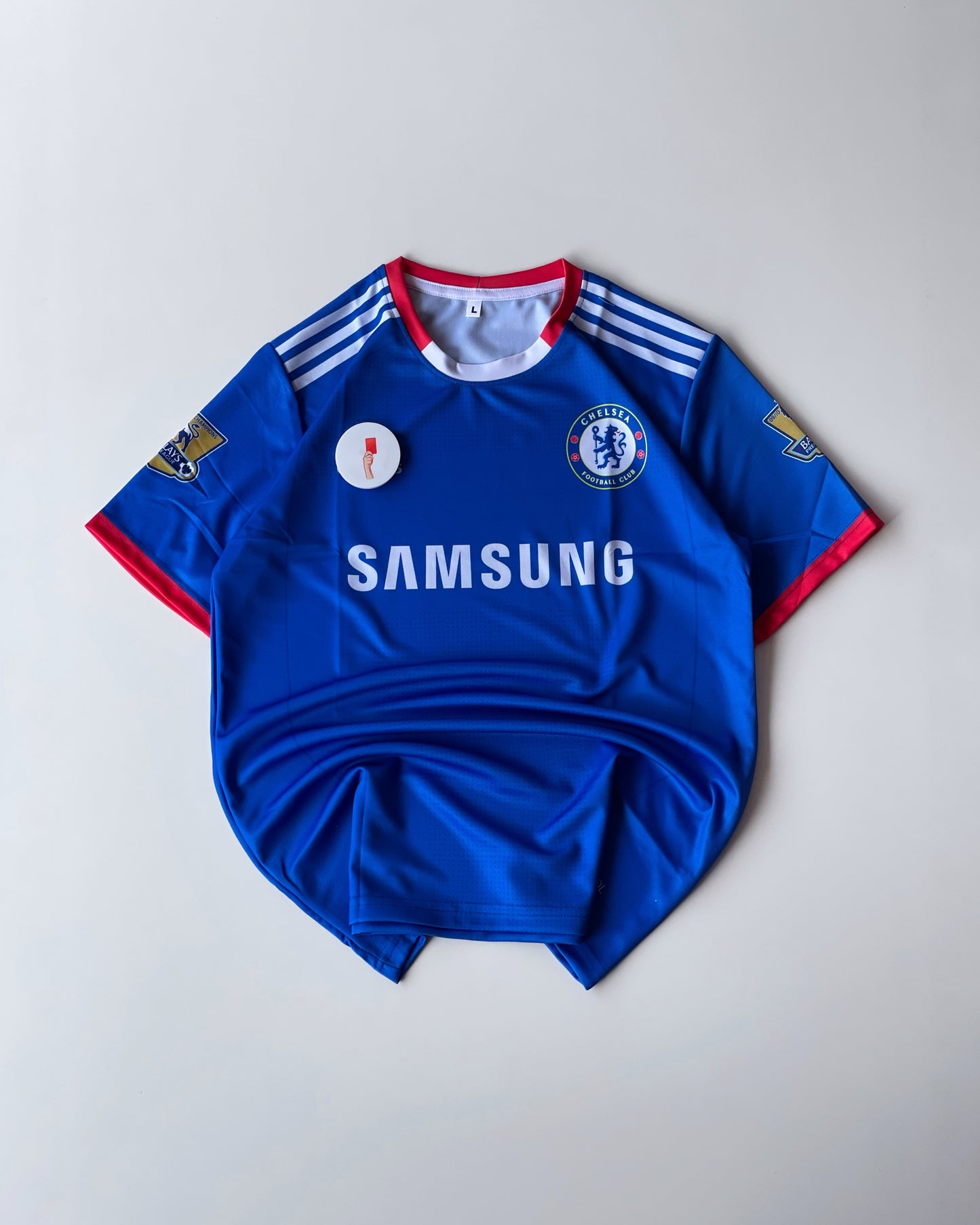 CHELSEA DROGBA RETRO HOME KIT BLUE