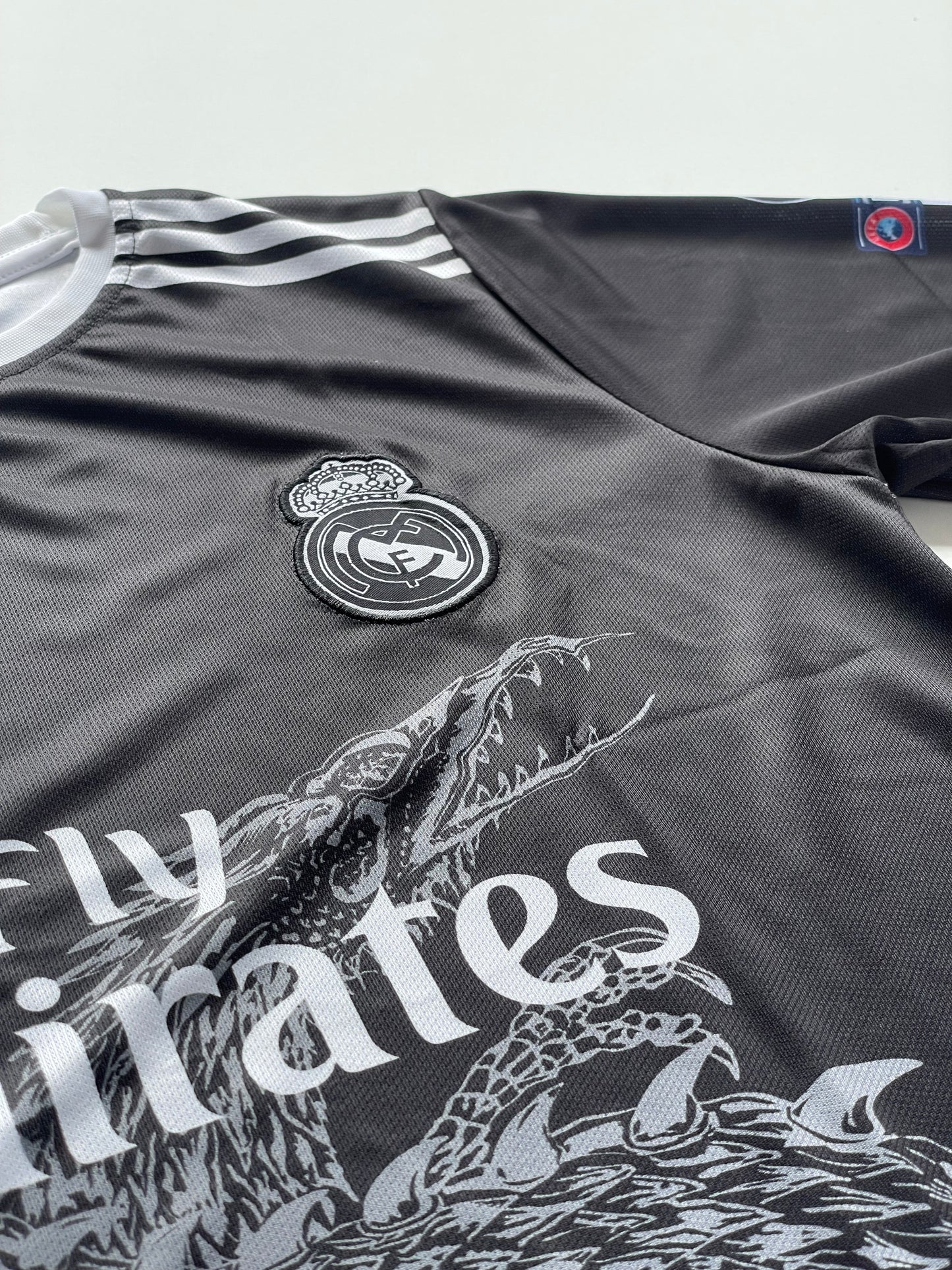 REAL MADRID DRAGON BLACK CRISTIANO RONALDO (Full sleeve Embroidery)