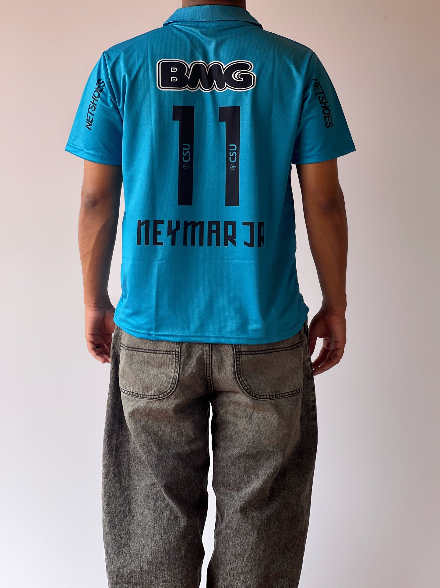 Santos FC Retro Jersey – Blue Away