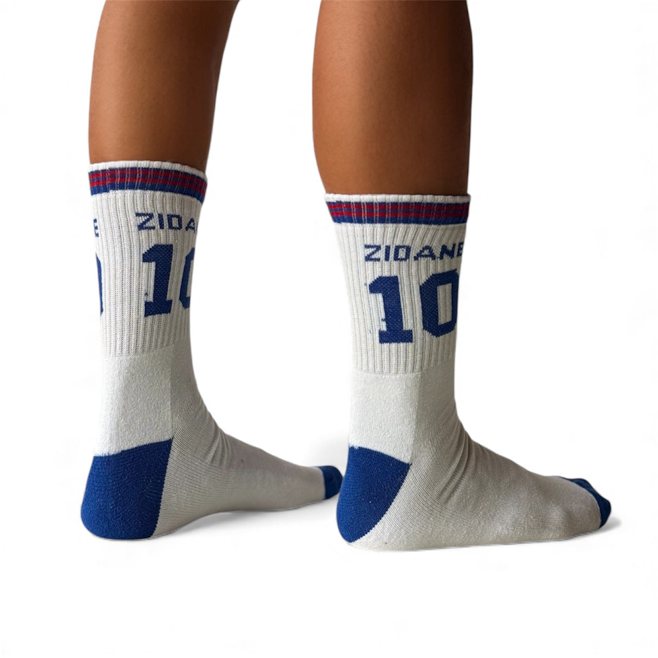SOCKS PLAYER EDITION ZIDANE FRANCE WHITE
