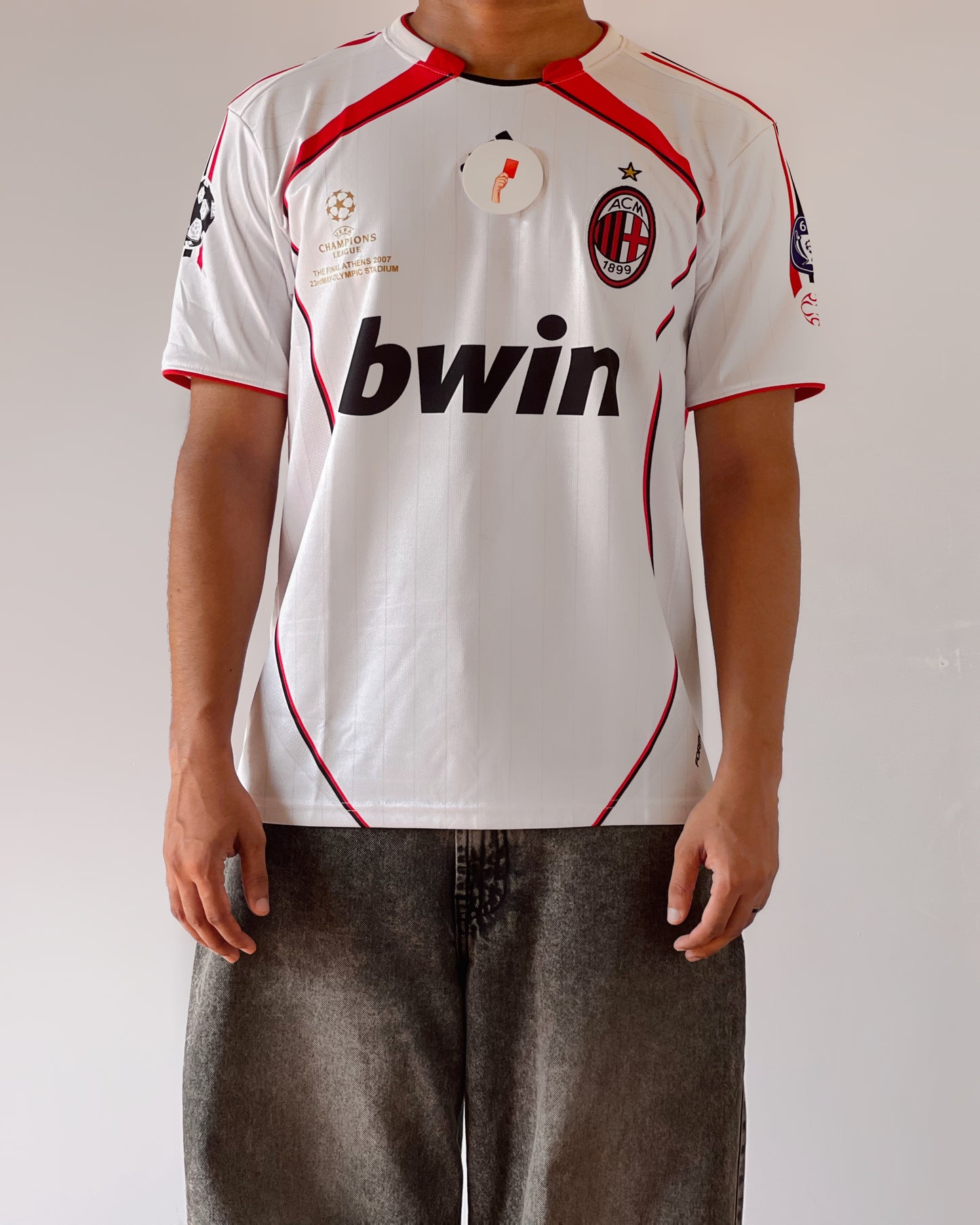 AC Milan 2007 Final Jersey - UEFA Champions League (Embroidery)