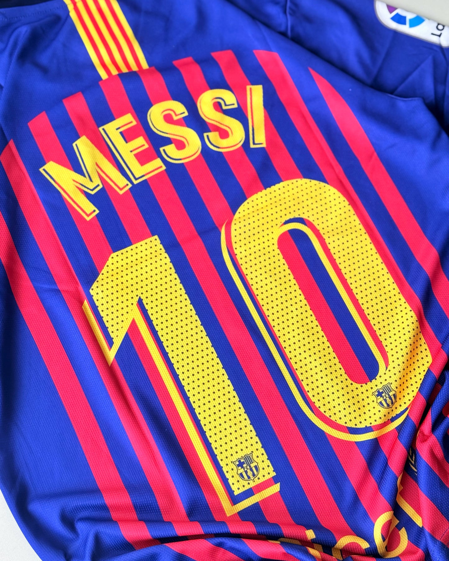 MESSI BARCELONA HOME RAKUTEN (embroidery)