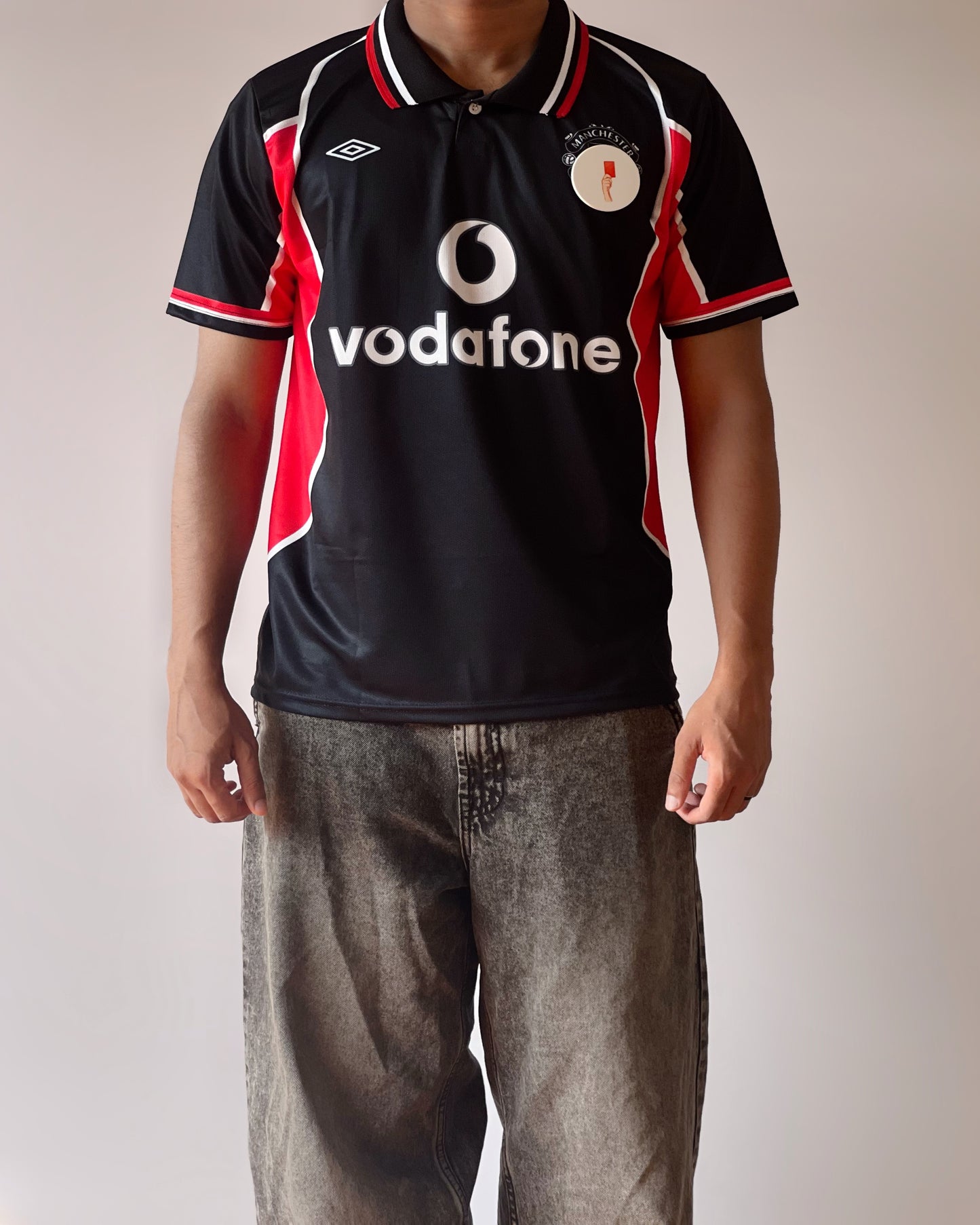 Man United 03 Beckham Black Jersey
