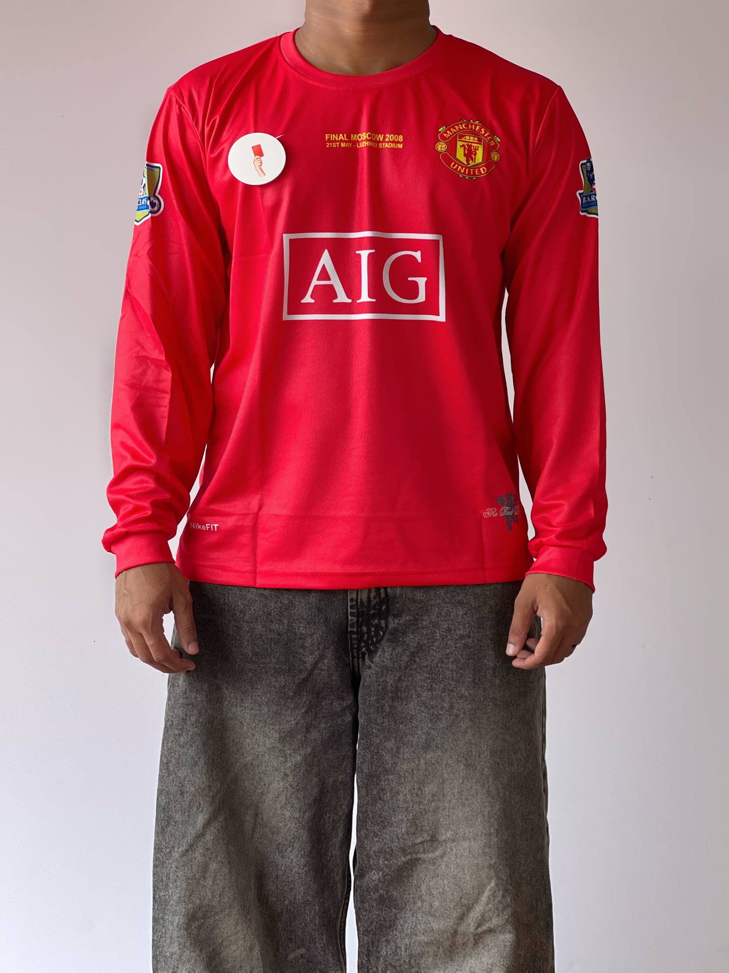 Manchester 2008 Final Jersey – Long Sleeve Replica