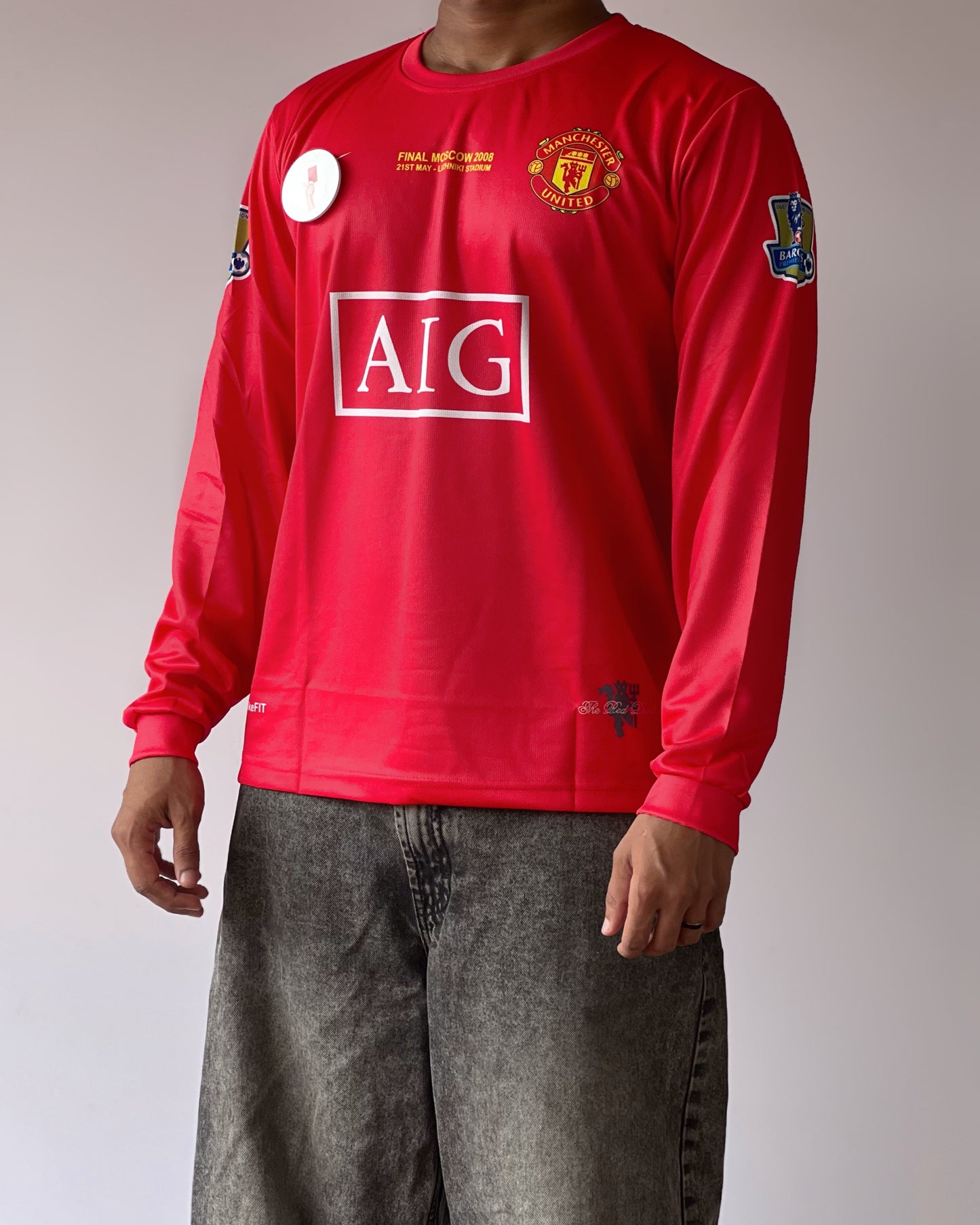 Manchester 2008 Final Jersey – Long Sleeve Replica