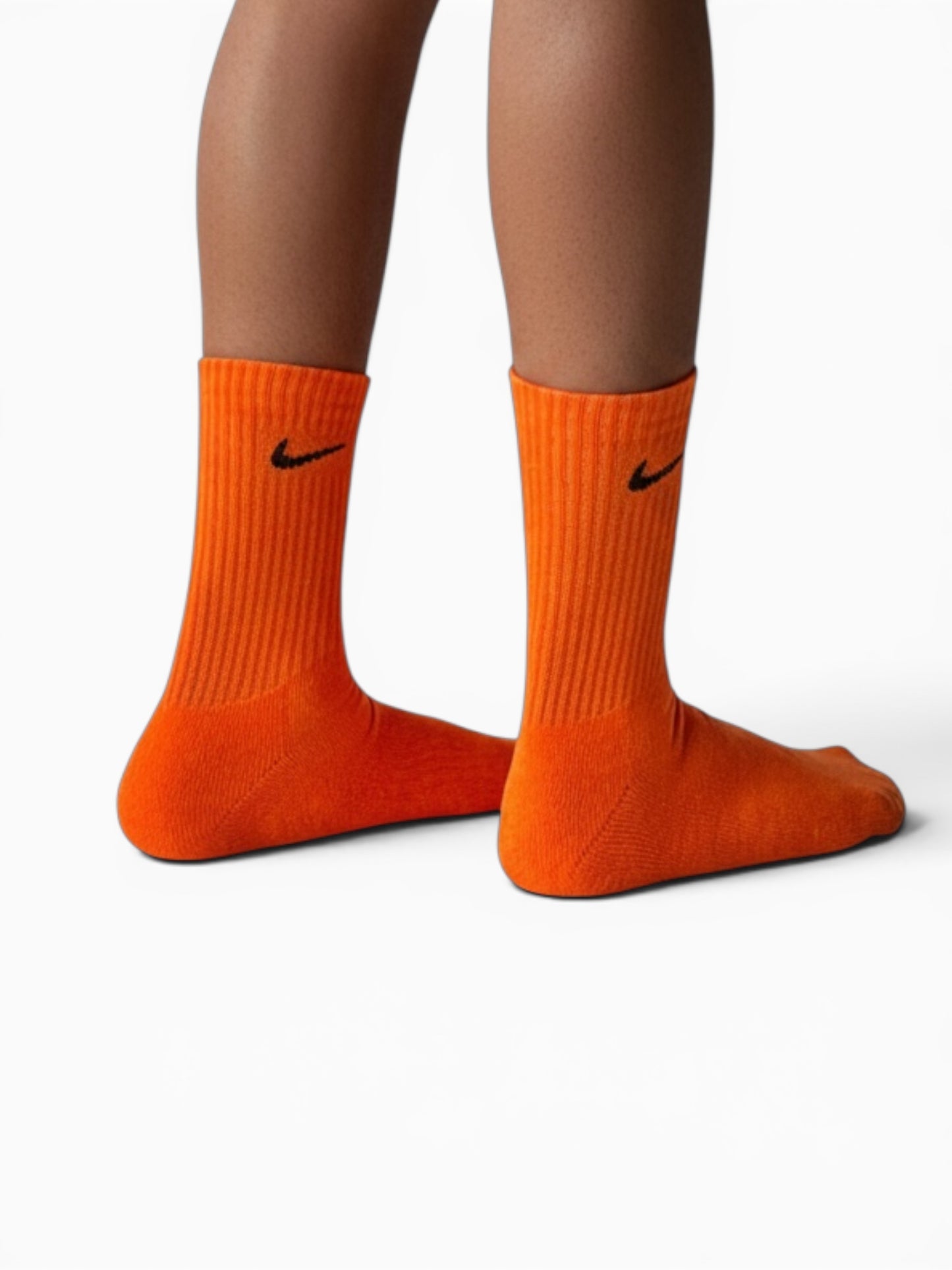 SOCKS CALF LENGTH ORANGE