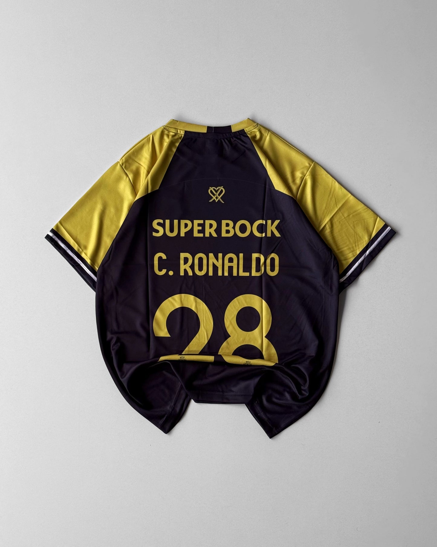 SPORTING RONALDO 28 AWAY BLACK KIT (Embroidery)