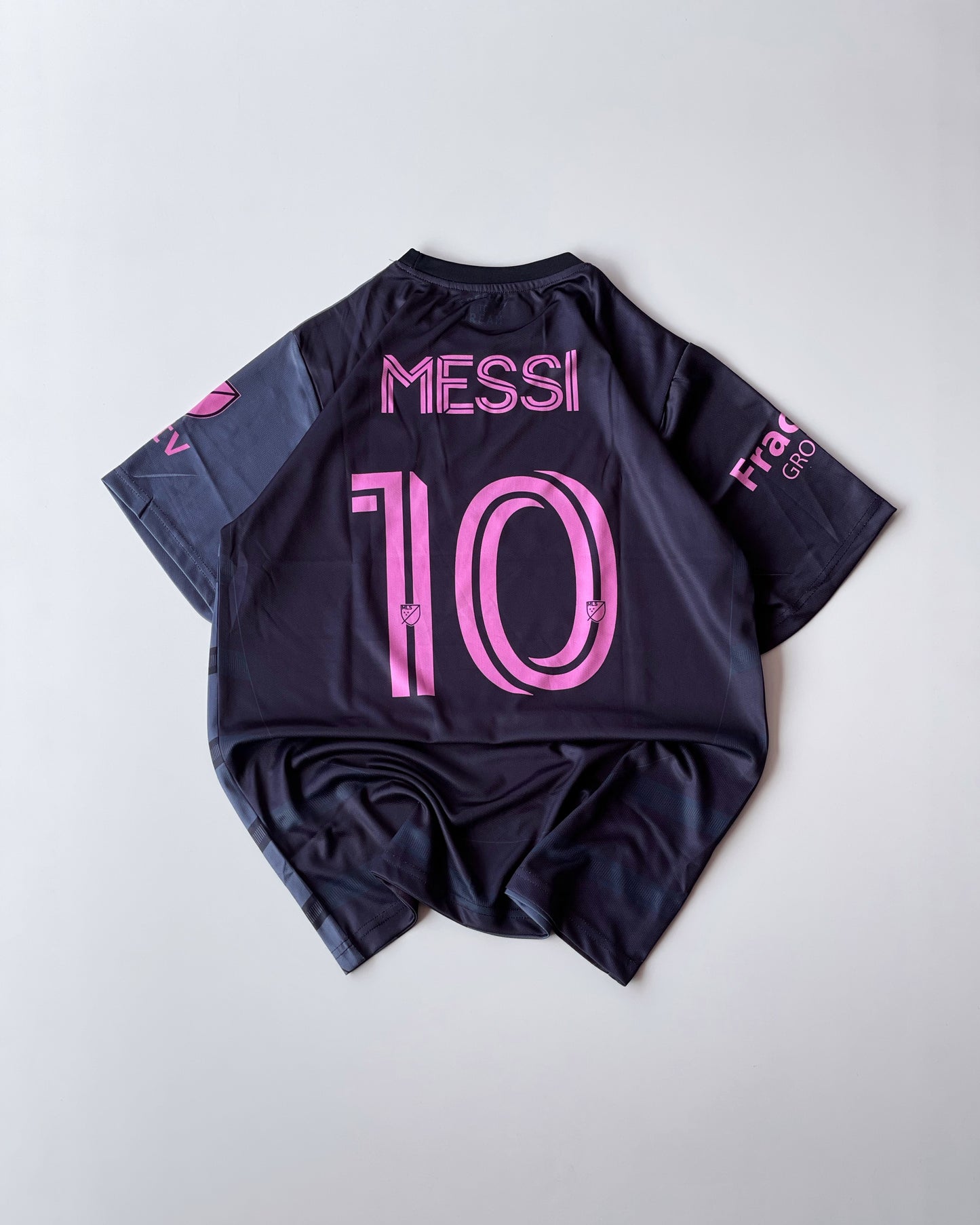 MESSI MIAMI BLACK AWAY KIT( embroidery)
