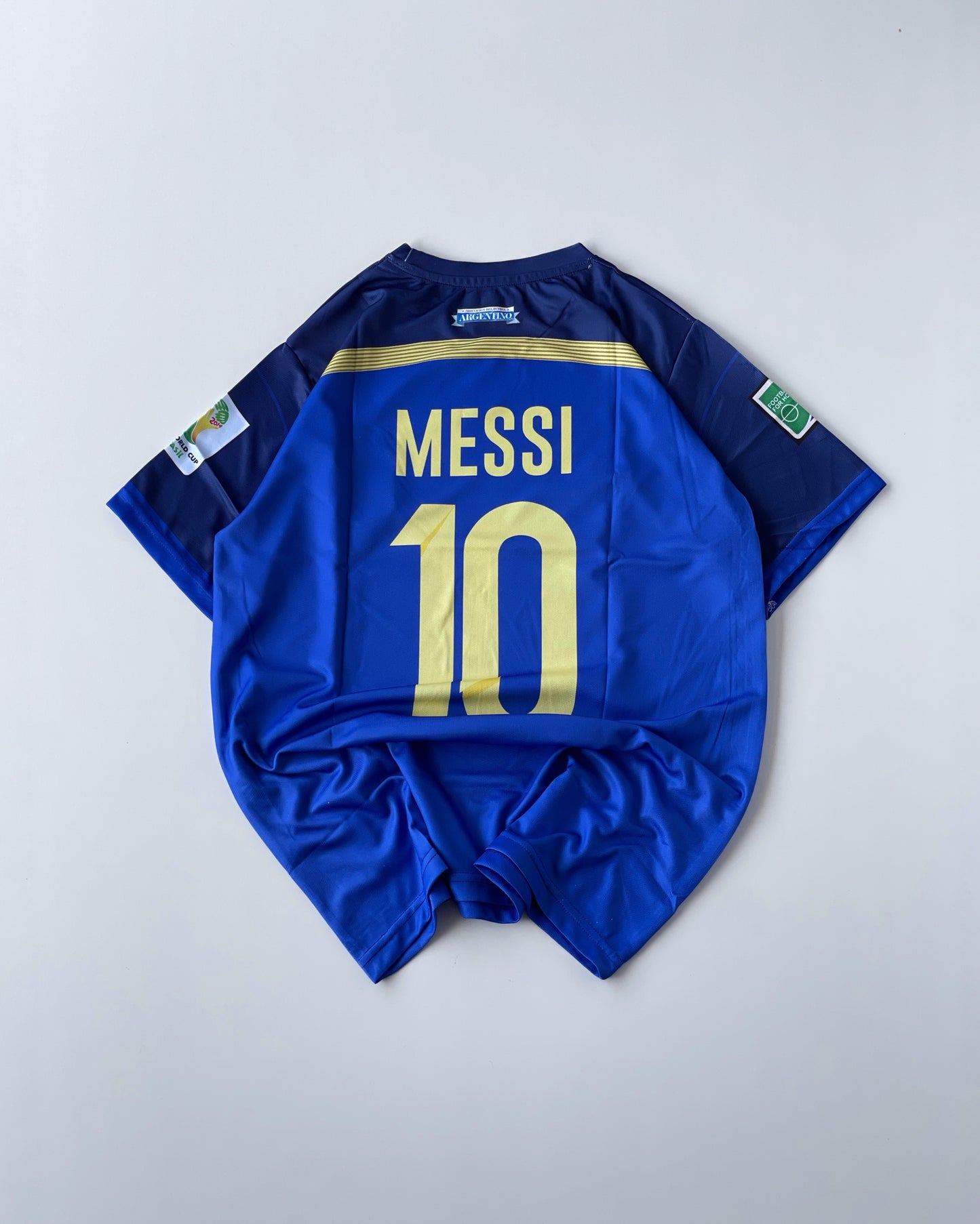 MESSI ARGENTINA AWAY 2014 WORLD CUP (embroidery)