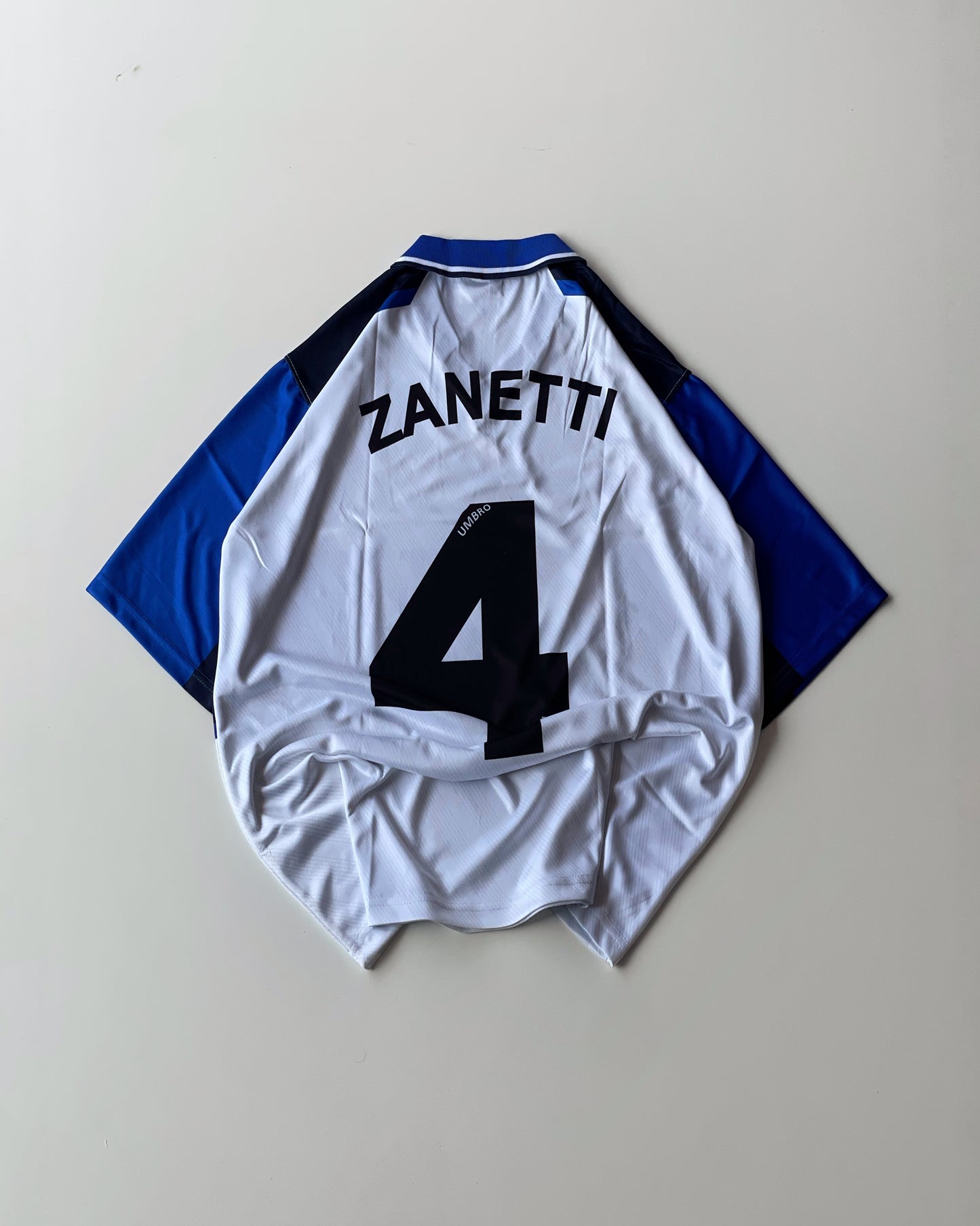 INTERMILAN ZANETTI RETRO HOME KIT #4 (oversized)