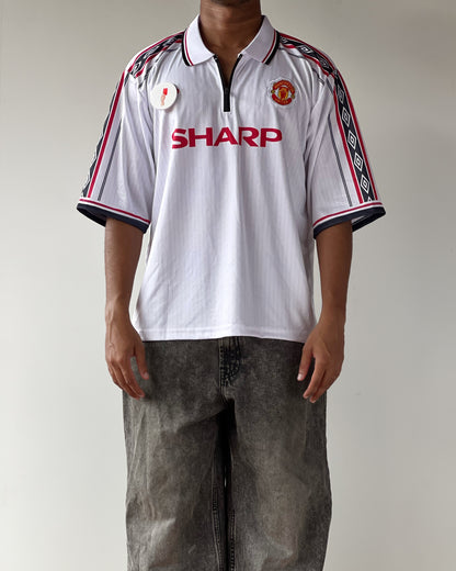 MANCHESTER UNITED BECKHAM RETRO WHITE (Embroidery)