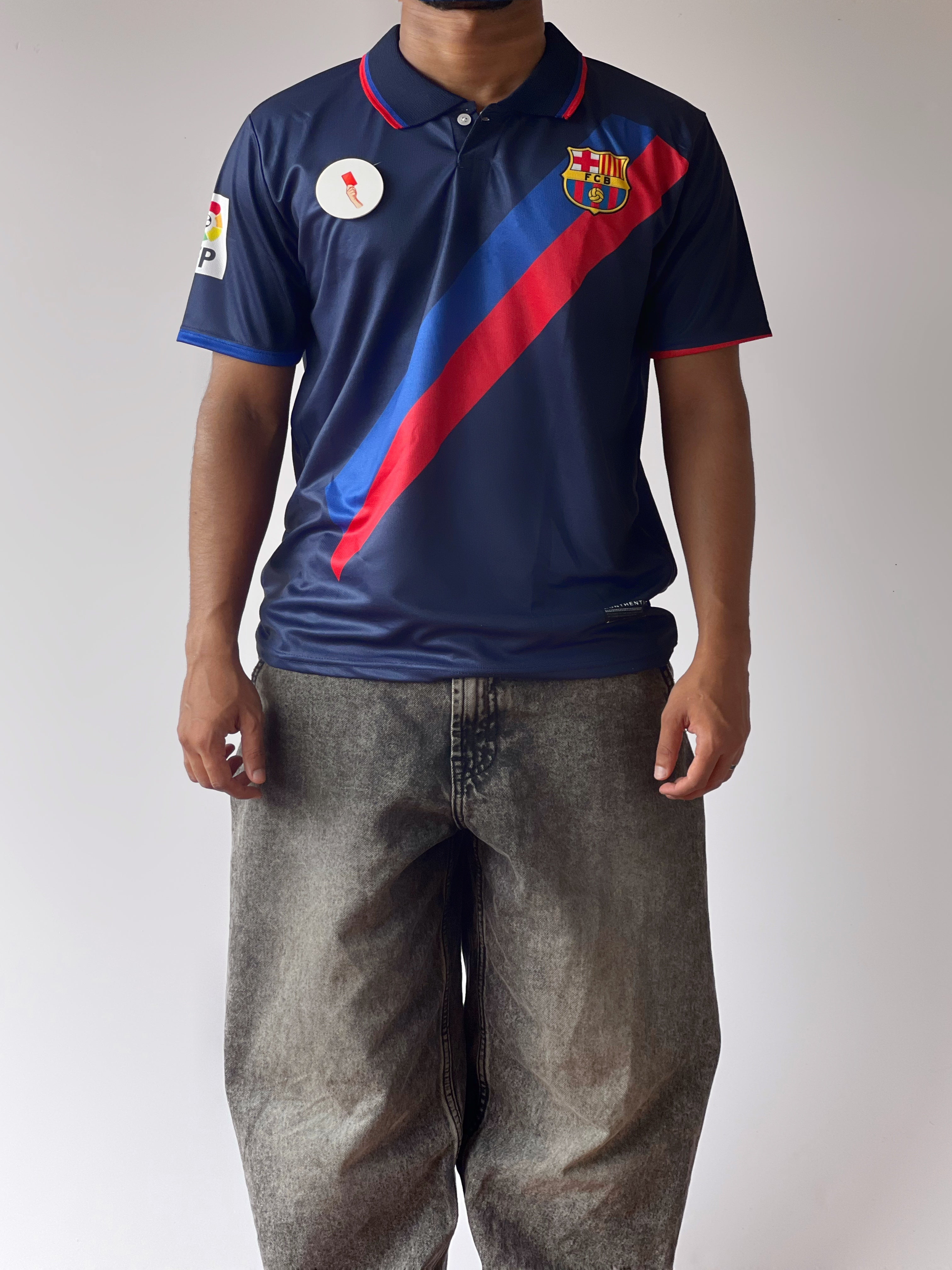 Retro Barca Ronaldinho Fan Jersey