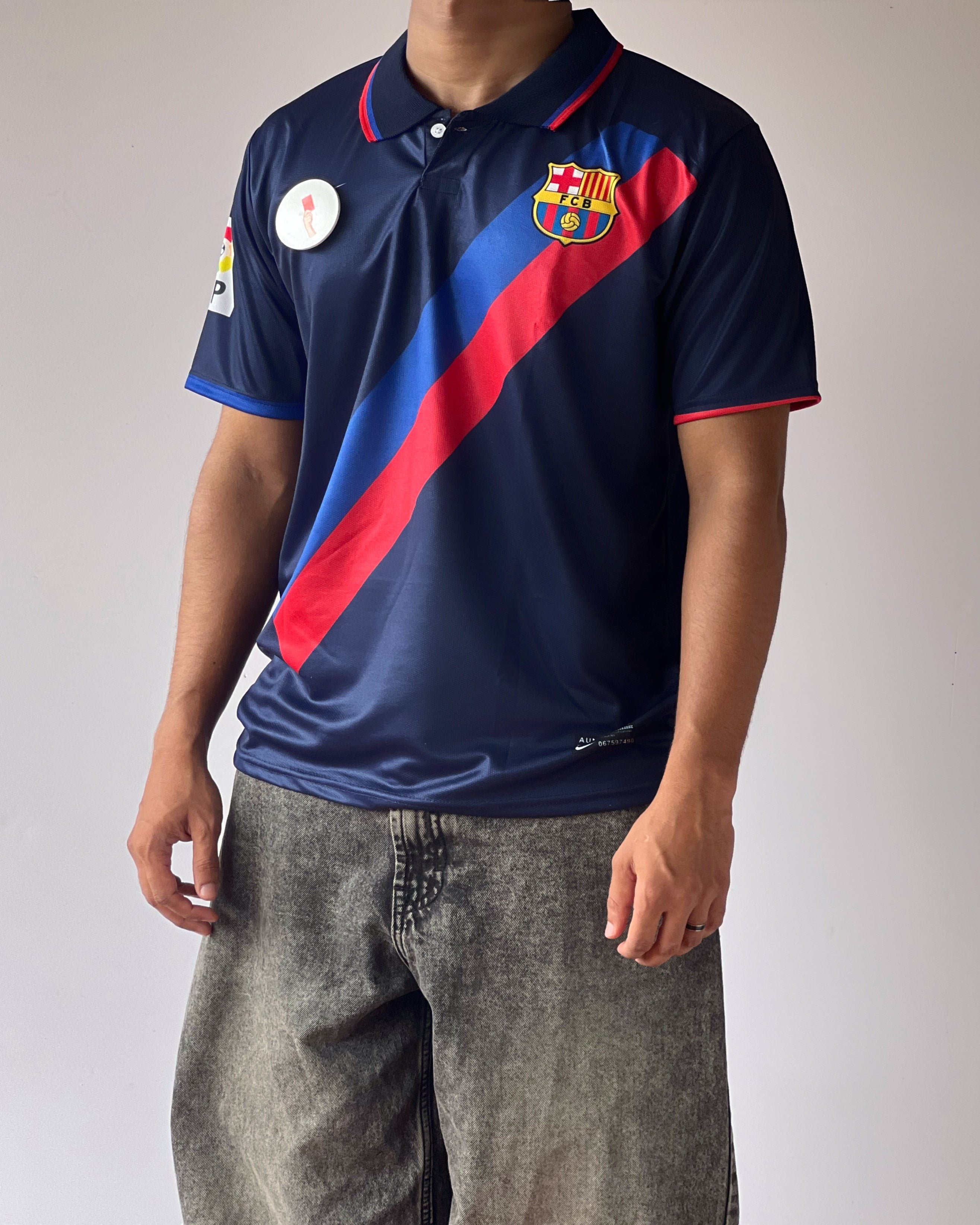 Retro Barca Ronaldinho Fan Jersey