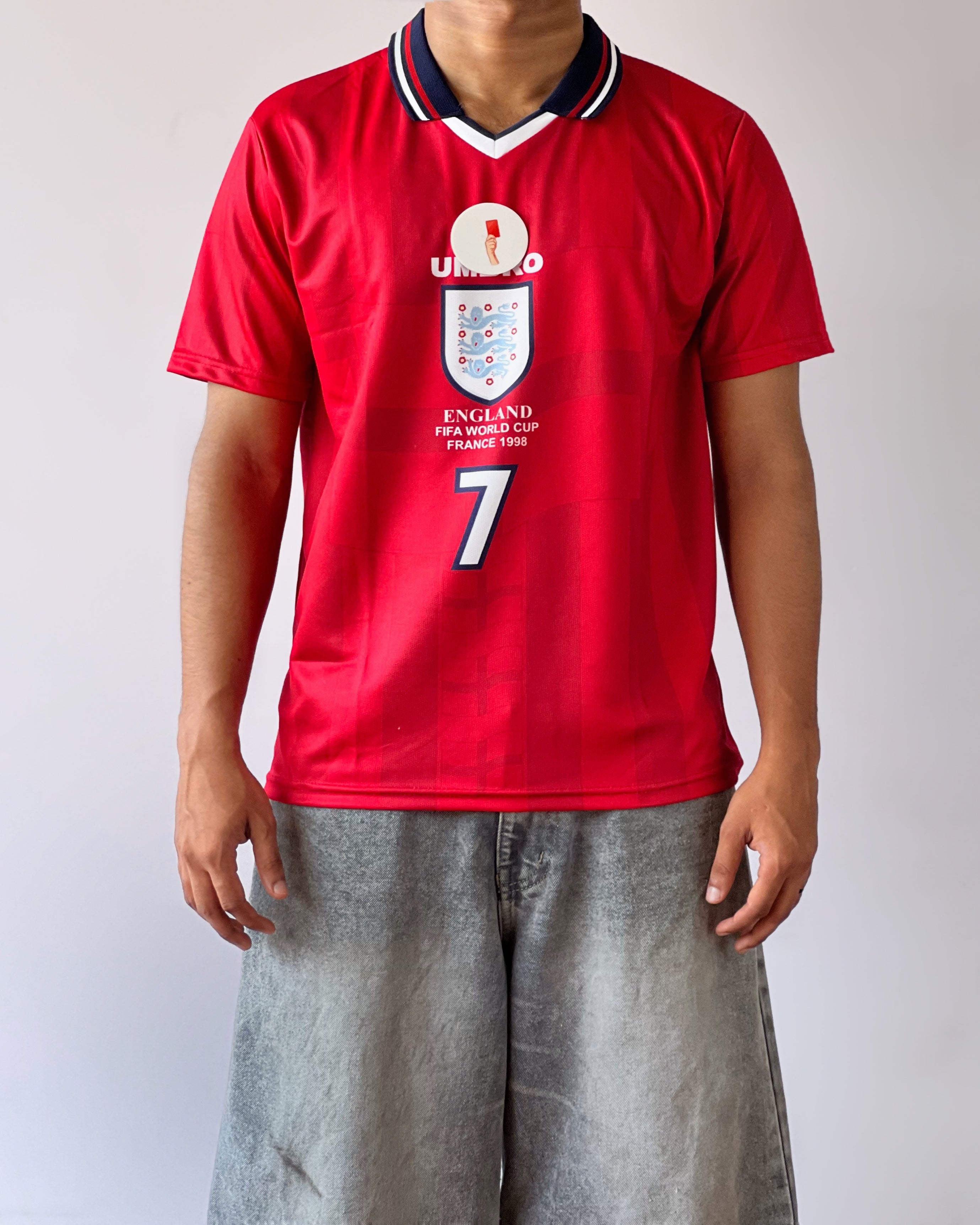 RETRO BECKHAM ENGLAND AWAY JERSEY