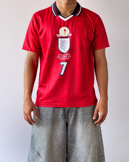 RETRO BECKHAM ENGLAND AWAY JERSEY