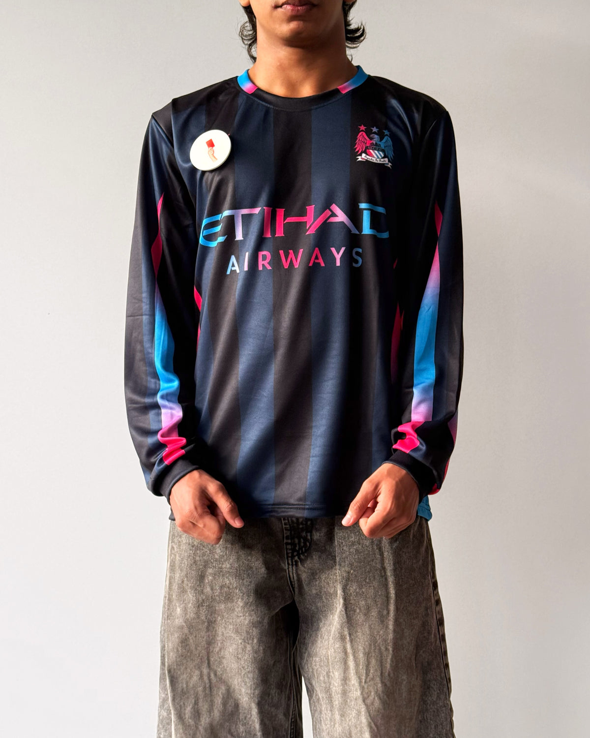 MANCHESTER CITY HAALAND SPECIAL EDITION BLACK KIT Fullsleeve