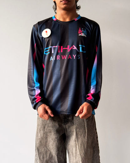 MANCHESTER CITY HAALAND SPECIAL EDITION BLACK KIT Fullsleeve