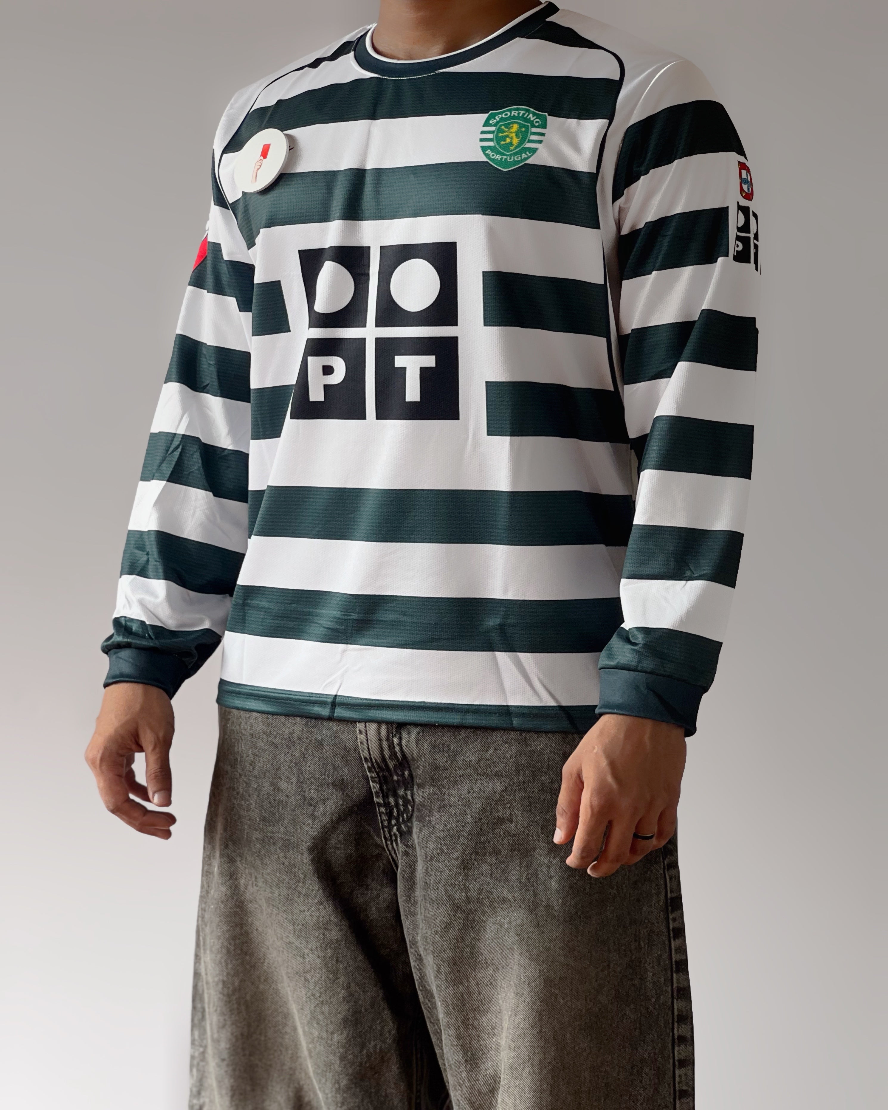 SPORTING CP RONALDO 2002 HOME JERSEY (Full sleeve)