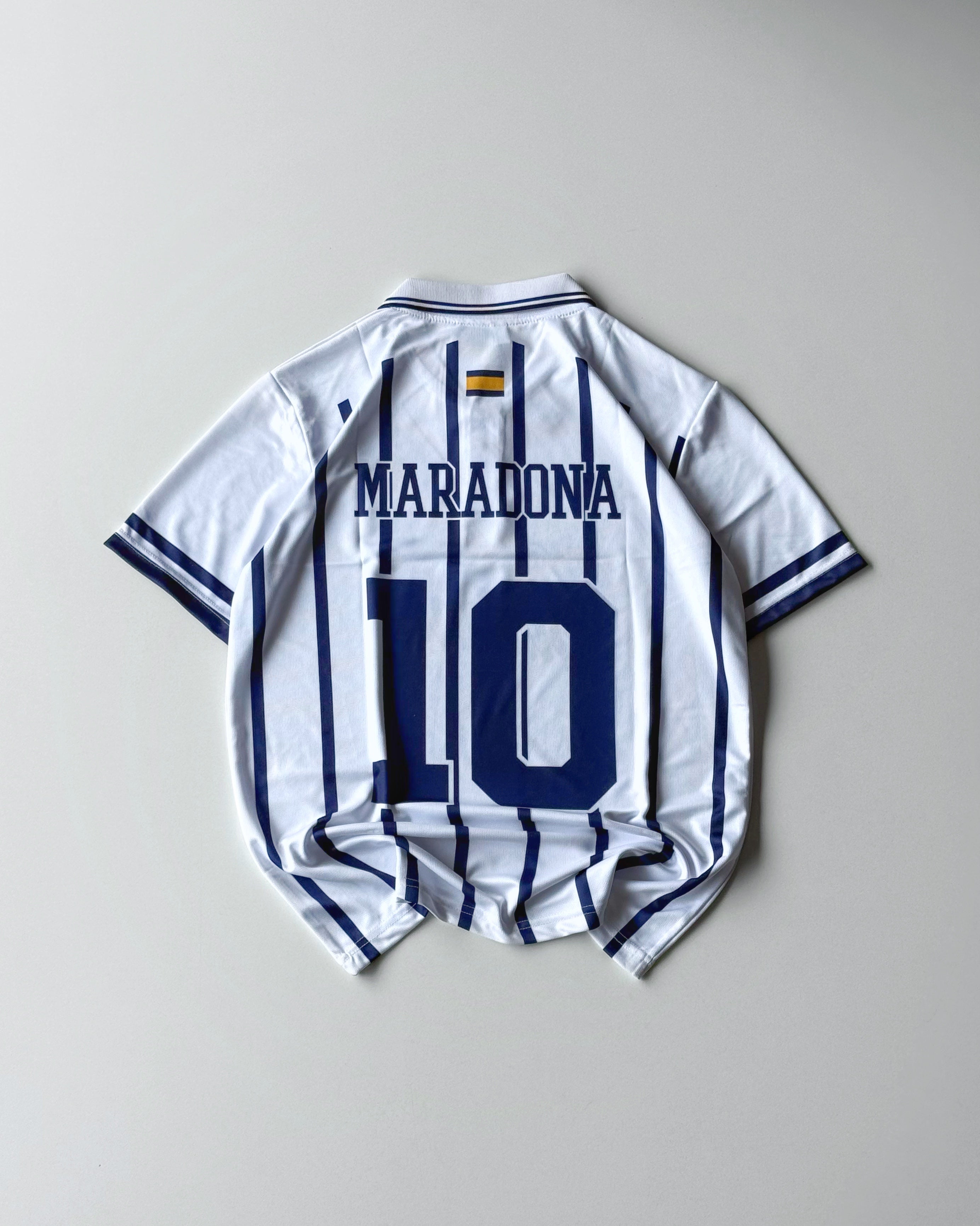 BOCA JUNIOR MARADONA RETRO WHITE KIT