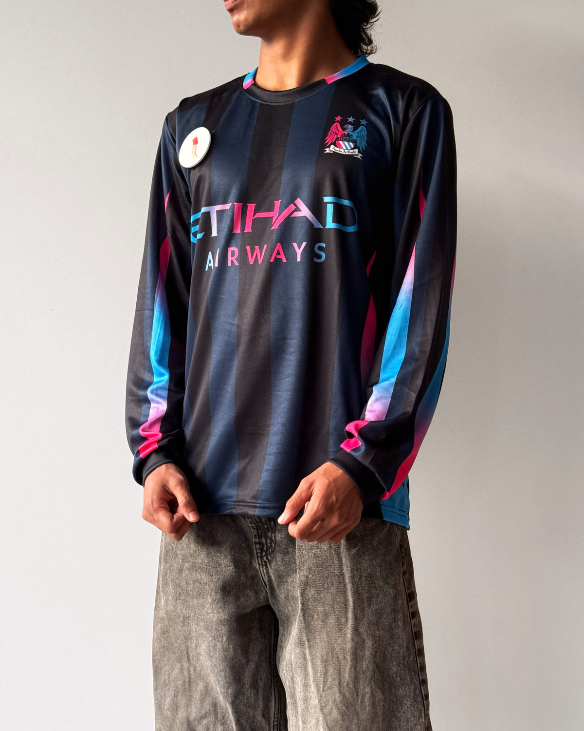MANCHESTER CITY HAALAND SPECIAL EDITION BLACK KIT Fullsleeve