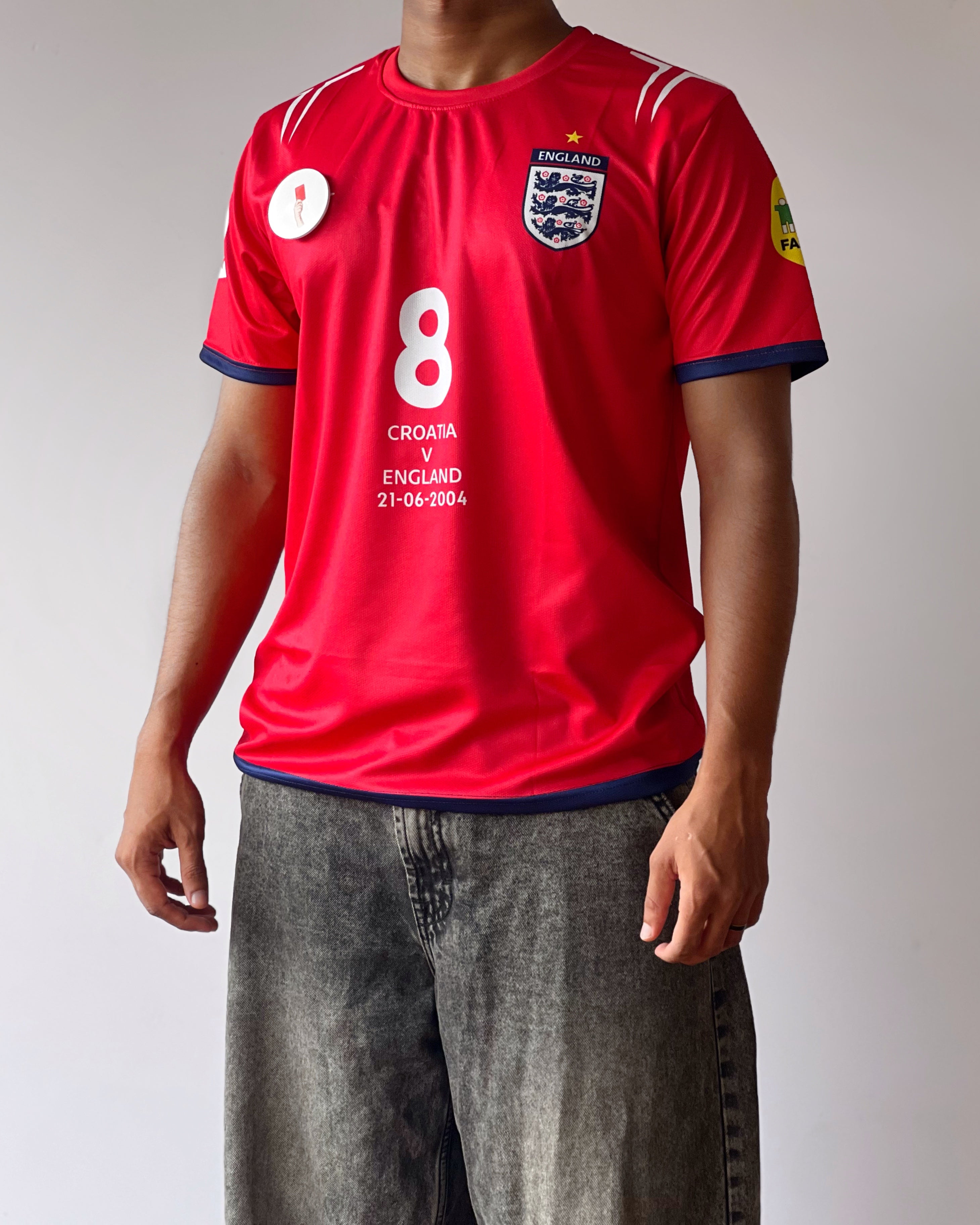 England 2004 Red Away Jersey