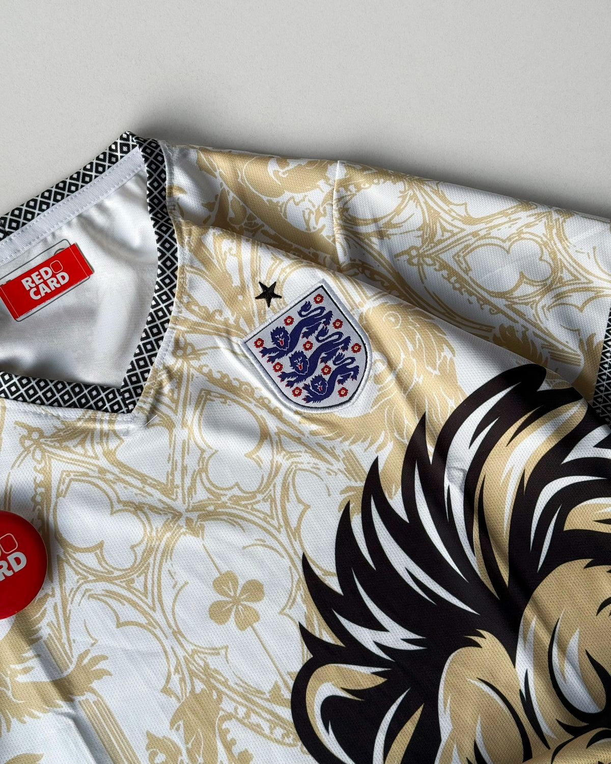 ENGLAND LION ROAR SPECIAL EDITION NO NAME Embroidery