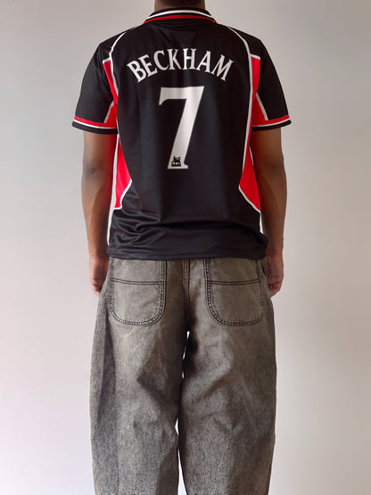 Man United 03 Beckham Black Jersey