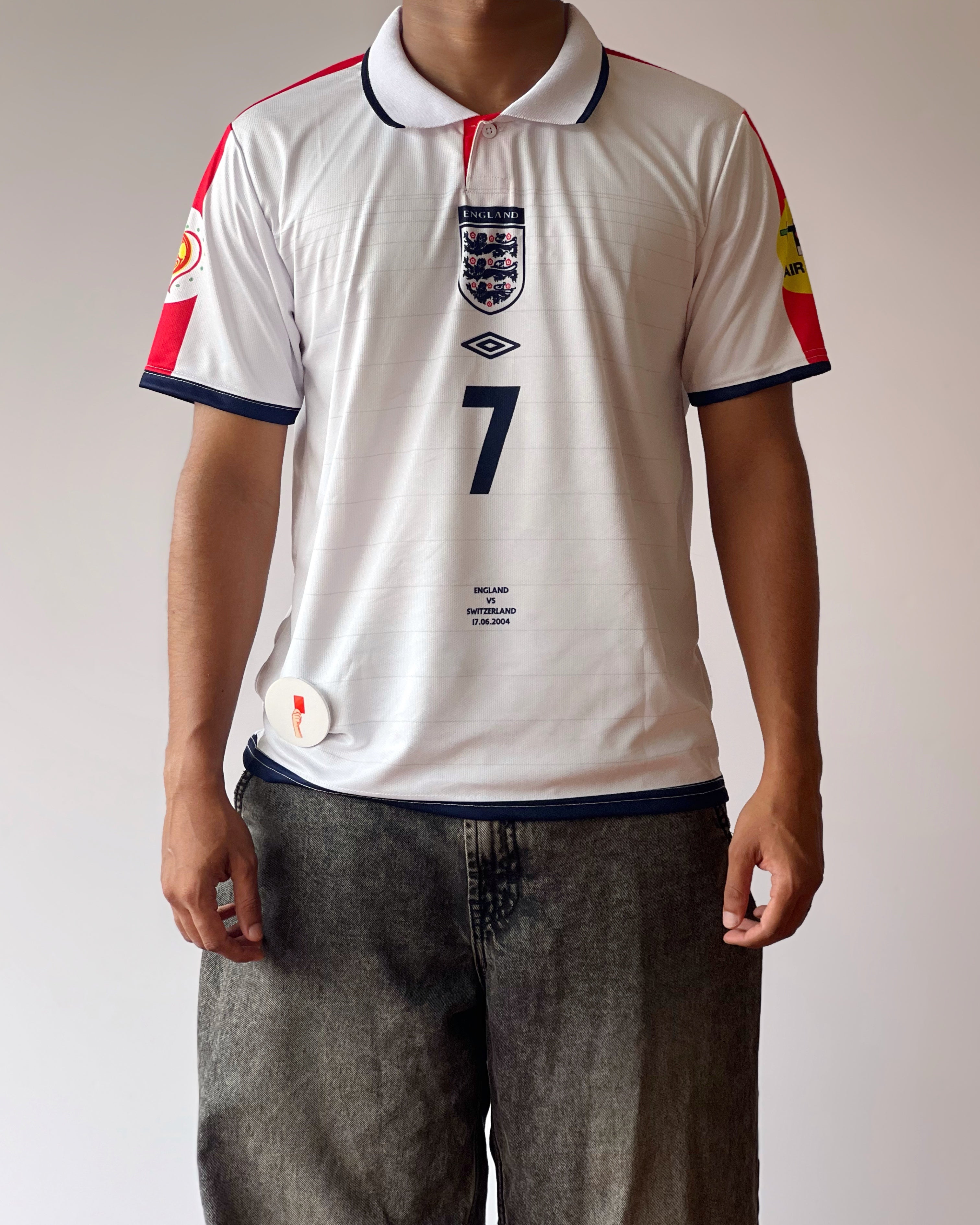 England 2004 Beckham Jersey
