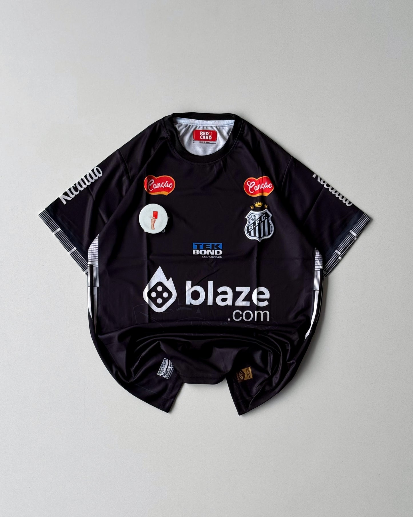 NEYMAR SANTOS RETRO BLACK KIT (Embroidery)