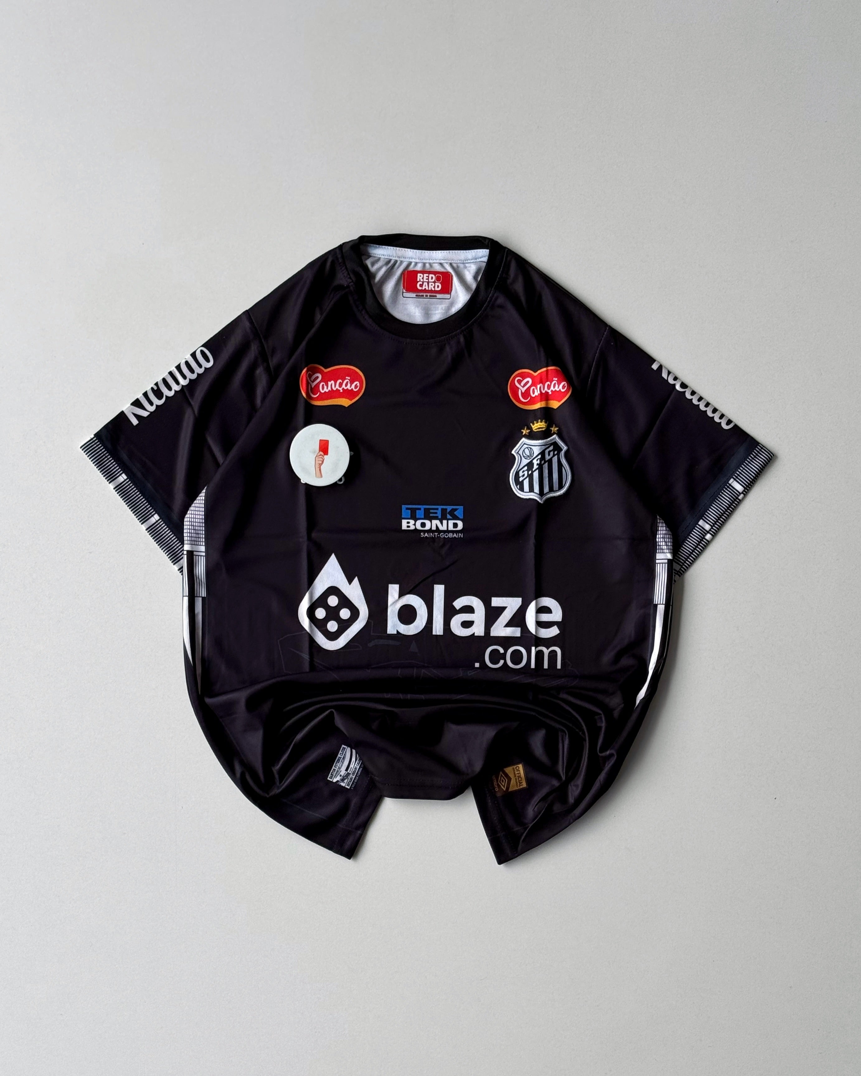 NEYMAR SANTOS RETRO BLACK KIT (Embroidery)