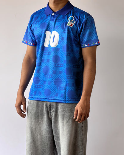 ITALY BAGGIO RETRO JERSEY (Embroidery)
