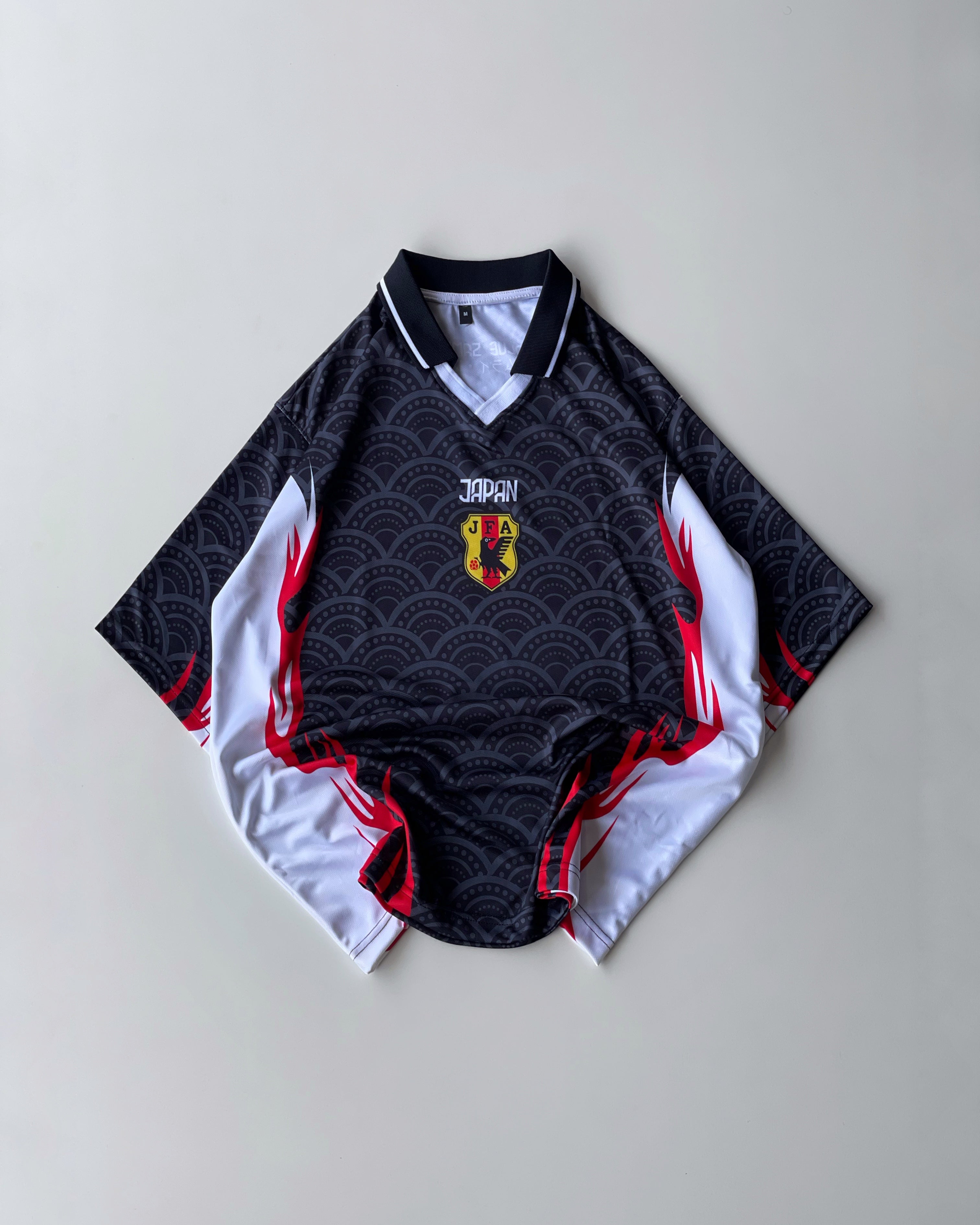 JAPAN NAKATA BLACK RETRO FLAME EDITION (oversized)