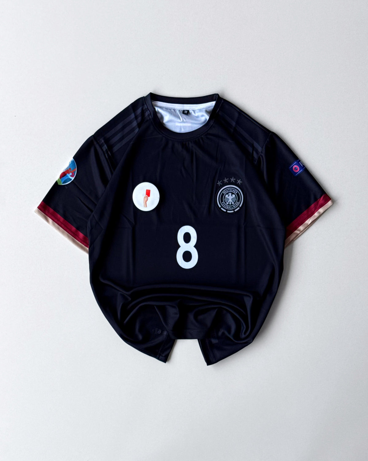 GERMANY KROOS 8 AWAY BLACK KIT embroidery
