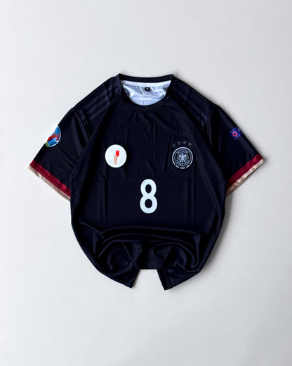 GERMANY KROOS 8 AWAY BLACK KIT embroidery