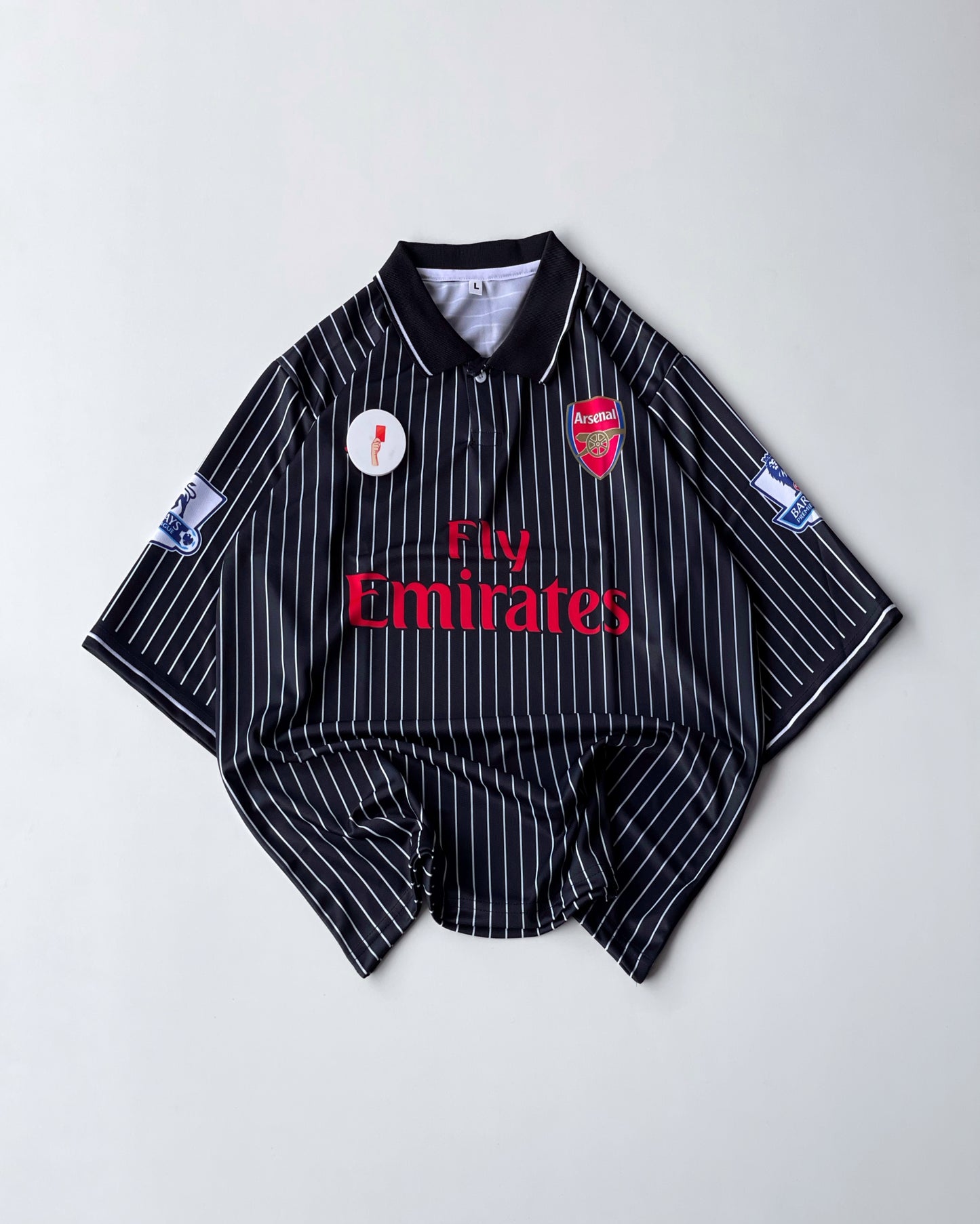 ARSENAL V.PERSIE RETRO STRIPE BLACK EDITION (oversized)