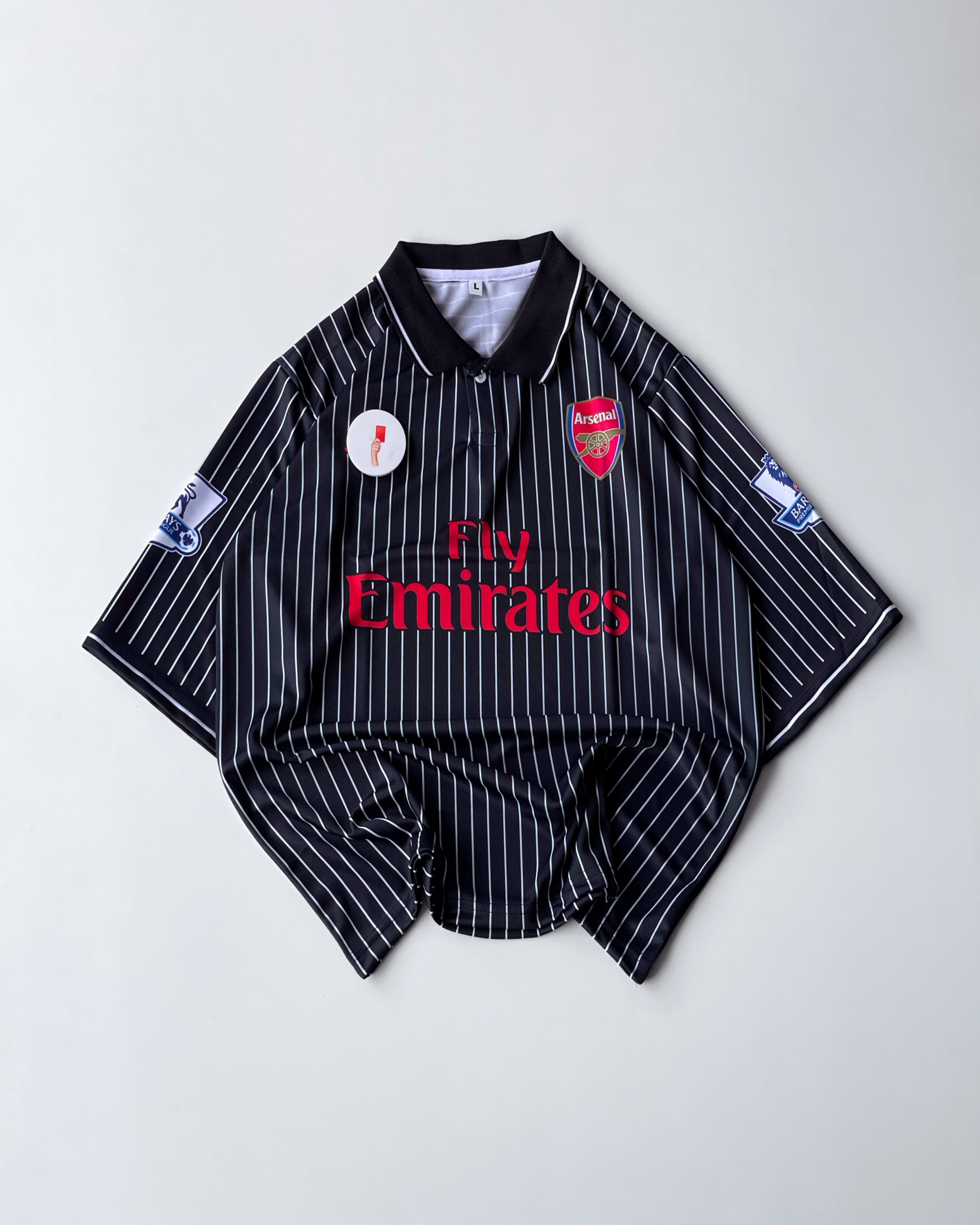 ARSENAL V.PERSIE RETRO STRIPE BLACK EDITION (oversized)
