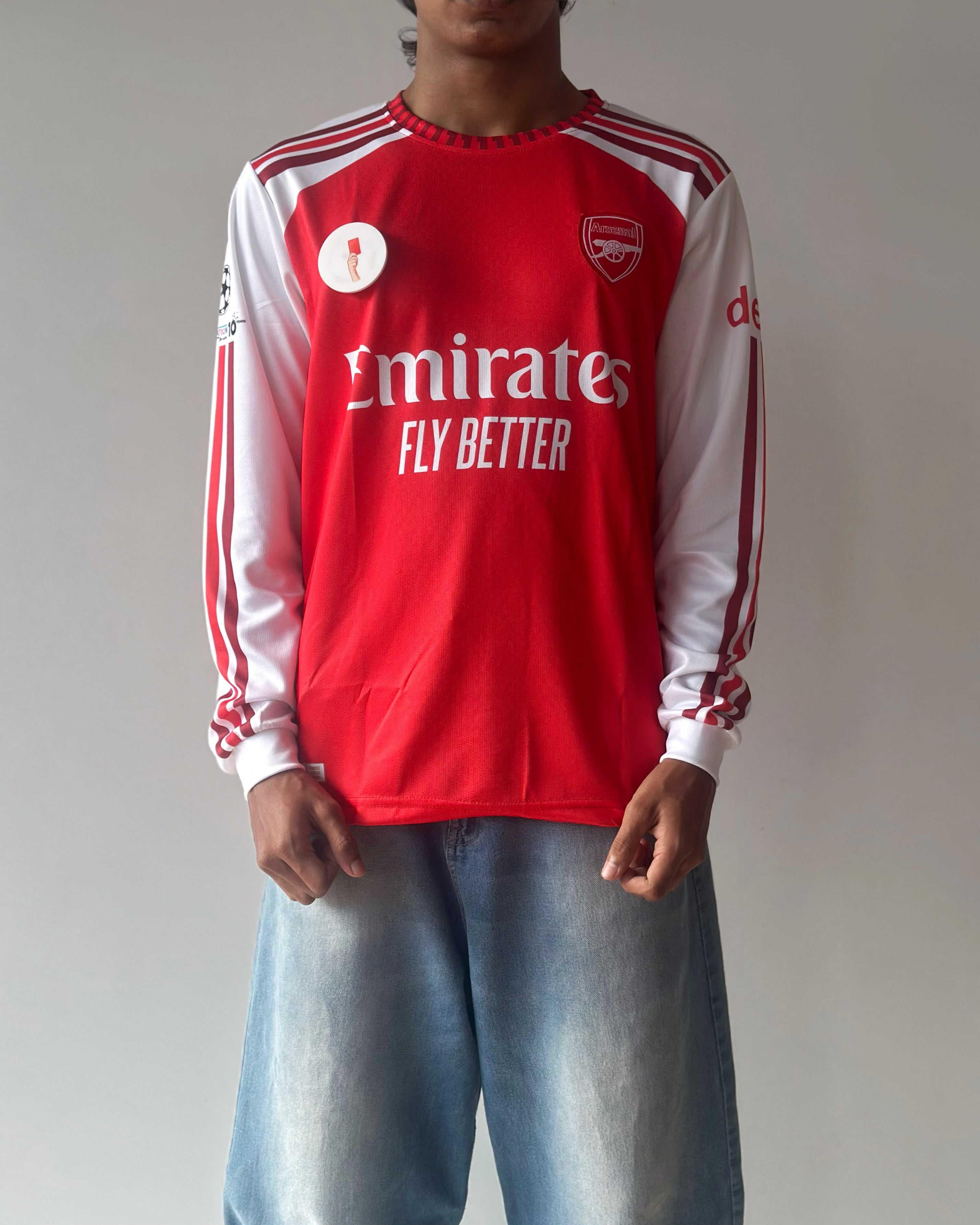 ARSENAL 26/27 HOME KIT SAKA (Fullsleeve embroidery) – REDCARD