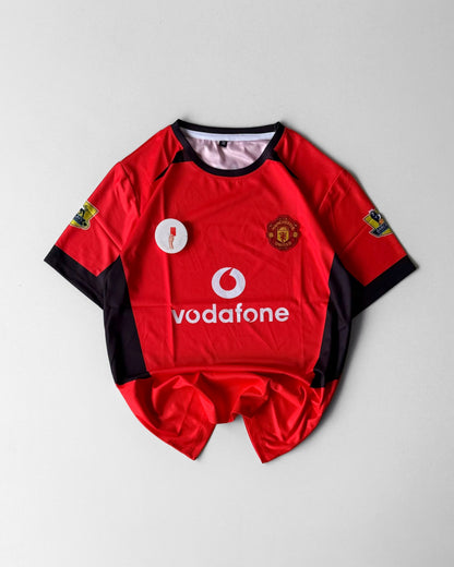 BECKHAM MANCHESTER UNITED VODAFONE RETRO HOME KIT