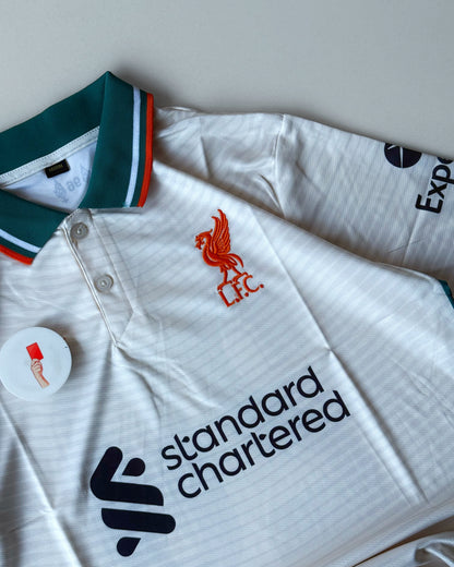 LIVERPOOL DIOGO JOTA RETRO AWAY KIT embroidery