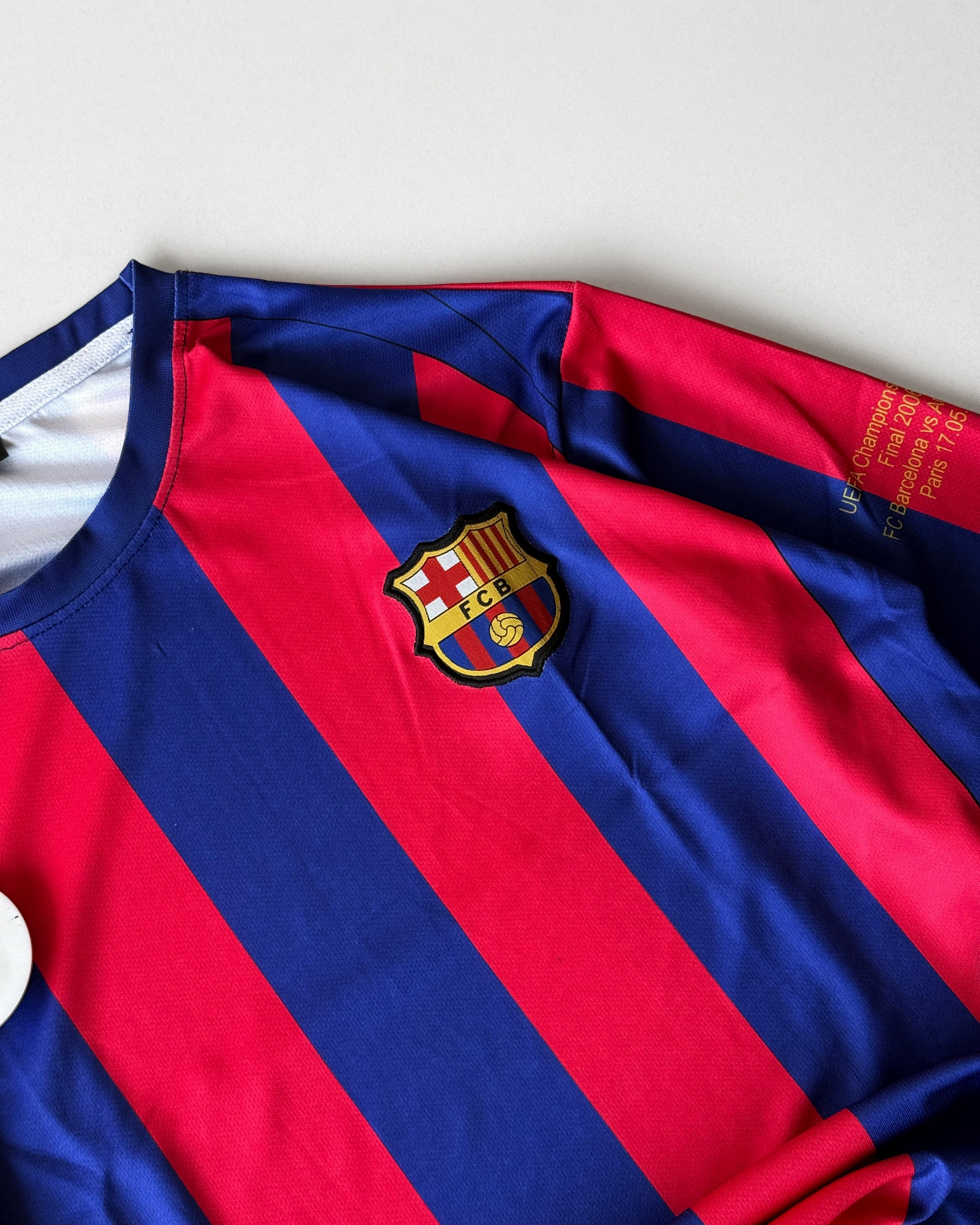 BARCELONA RETRO PUYOL HOME KIT (Embroidery oversized ) – REDCARD