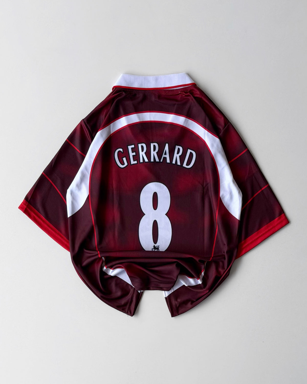 LIVERPOOL GERRARD RETRO AWAY KIT BURGUNDY Oversized
