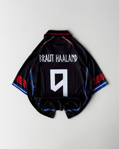 NORWAY HAALAND RETRO AWAY KIT BLACK oversized