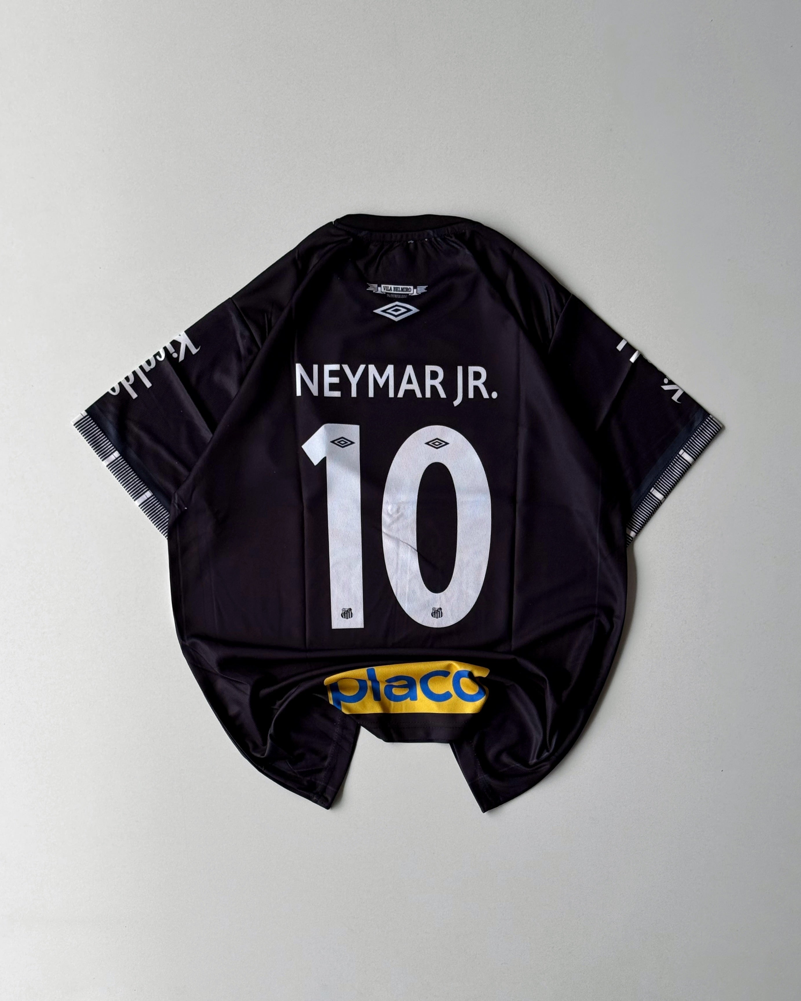 NEYMAR SANTOS RETRO BLACK KIT (Embroidery)