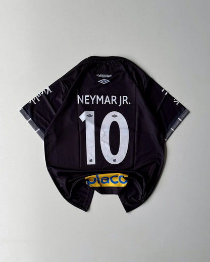NEYMAR SANTOS RETRO BLACK KIT (Embroidery)