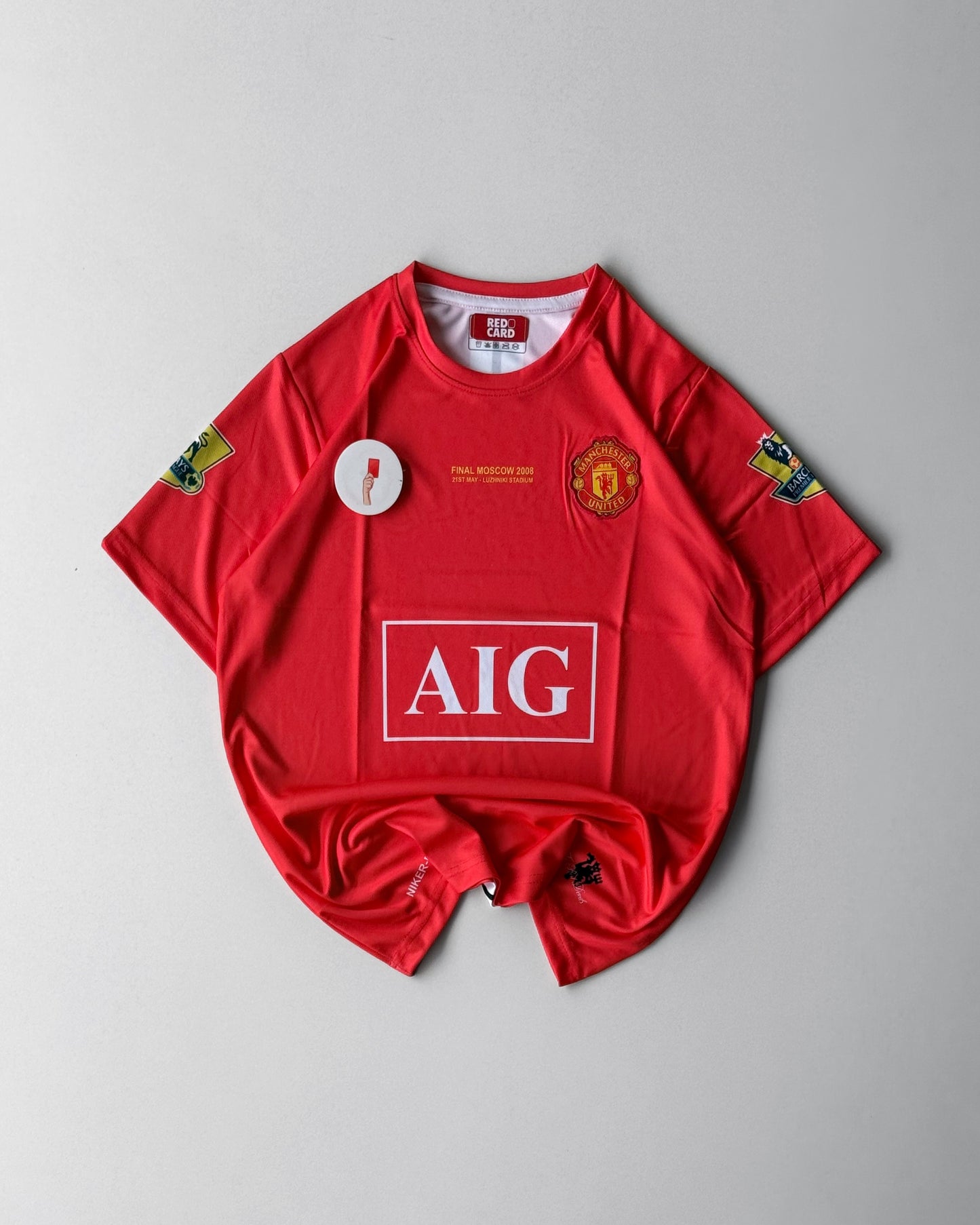 MANCHESTER UNITED RONALDO AIG RETRO HOME KIT (embroidery)